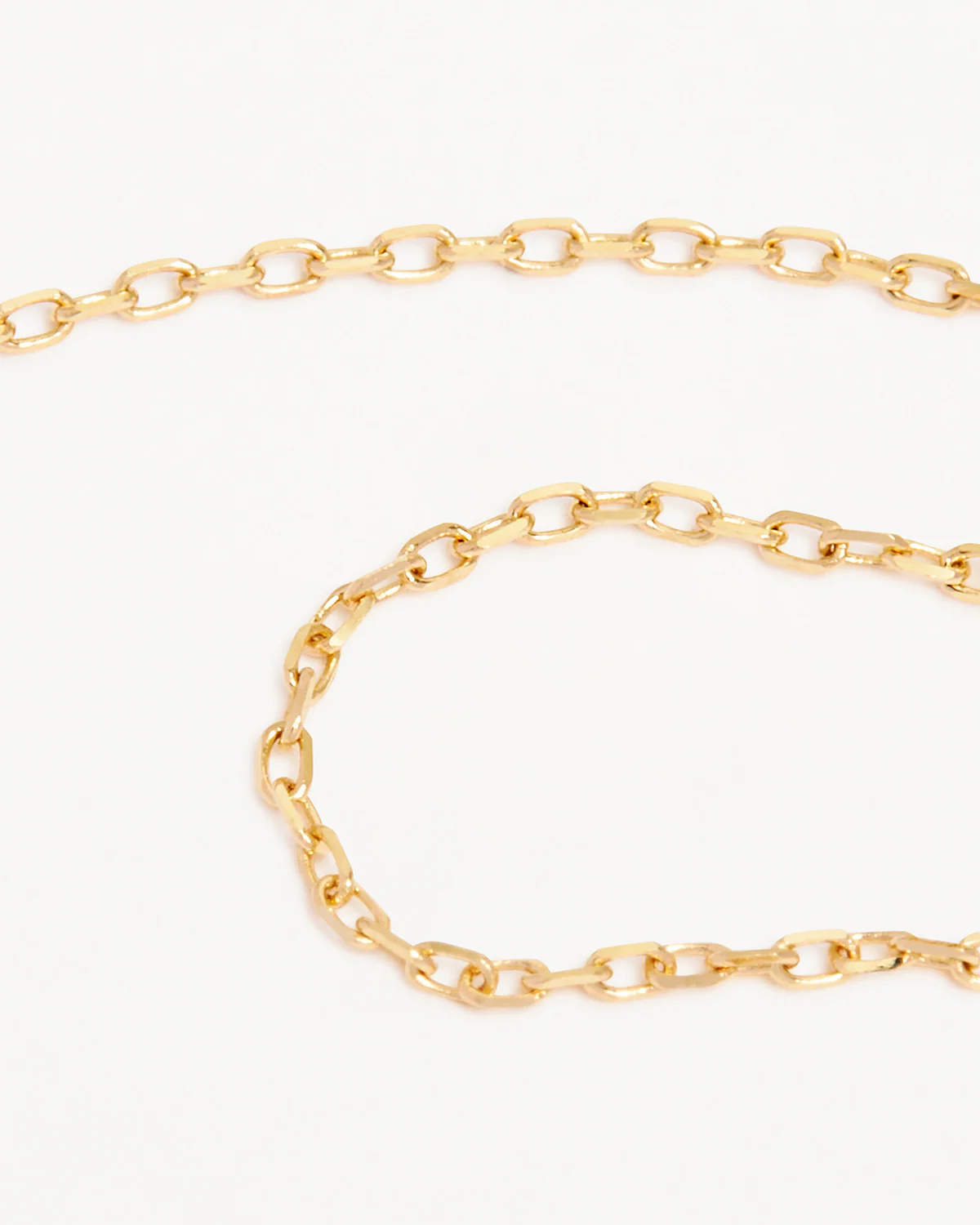 14k Solid Gold 16" Signature Chain Necklace - Image 3