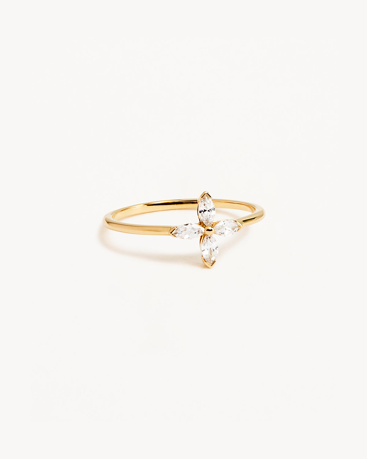 14k Solid Gold Blossom Lab-Grown Diamond Ring