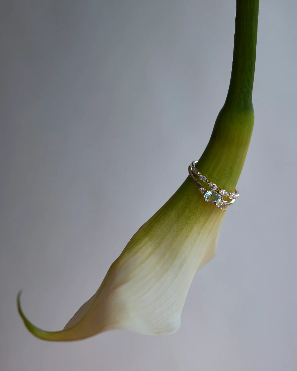 14k Solid Gold By Your Side Sapphire Ring - Image 5
