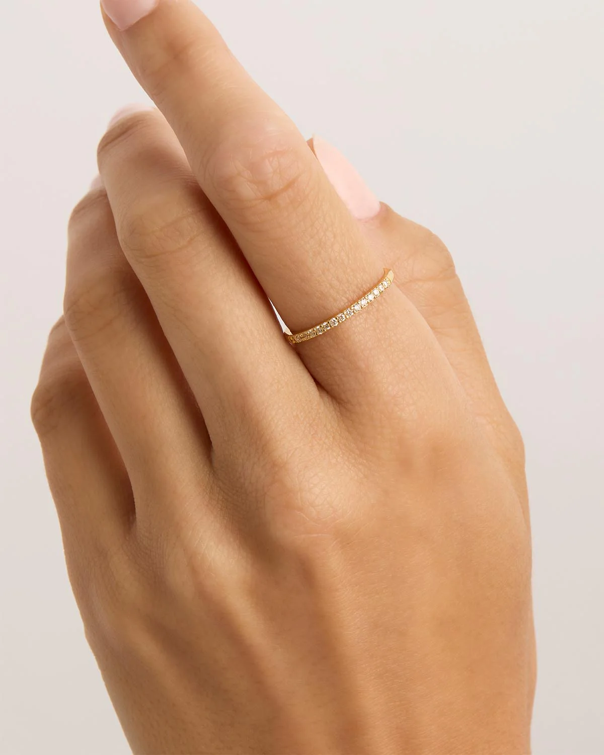 14k Solid Gold Diamond Halo Ring - Image 4