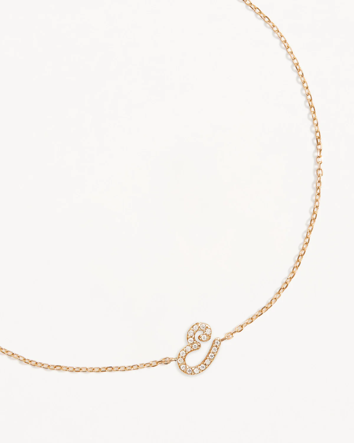 14k Solid Gold Diamond Love Letter Bracelet - Image 13