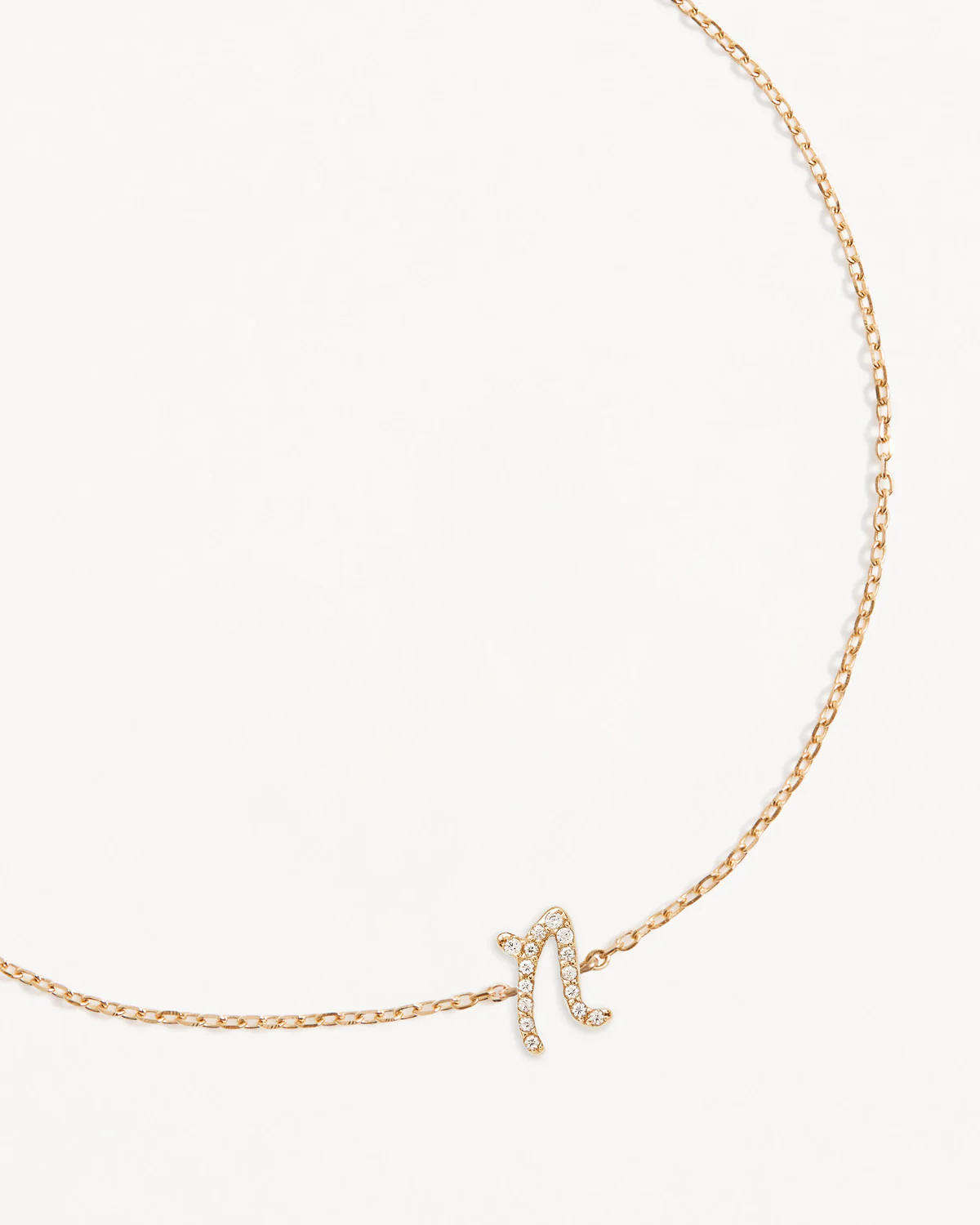14k Solid Gold Diamond Love Letter Bracelet - Image 32