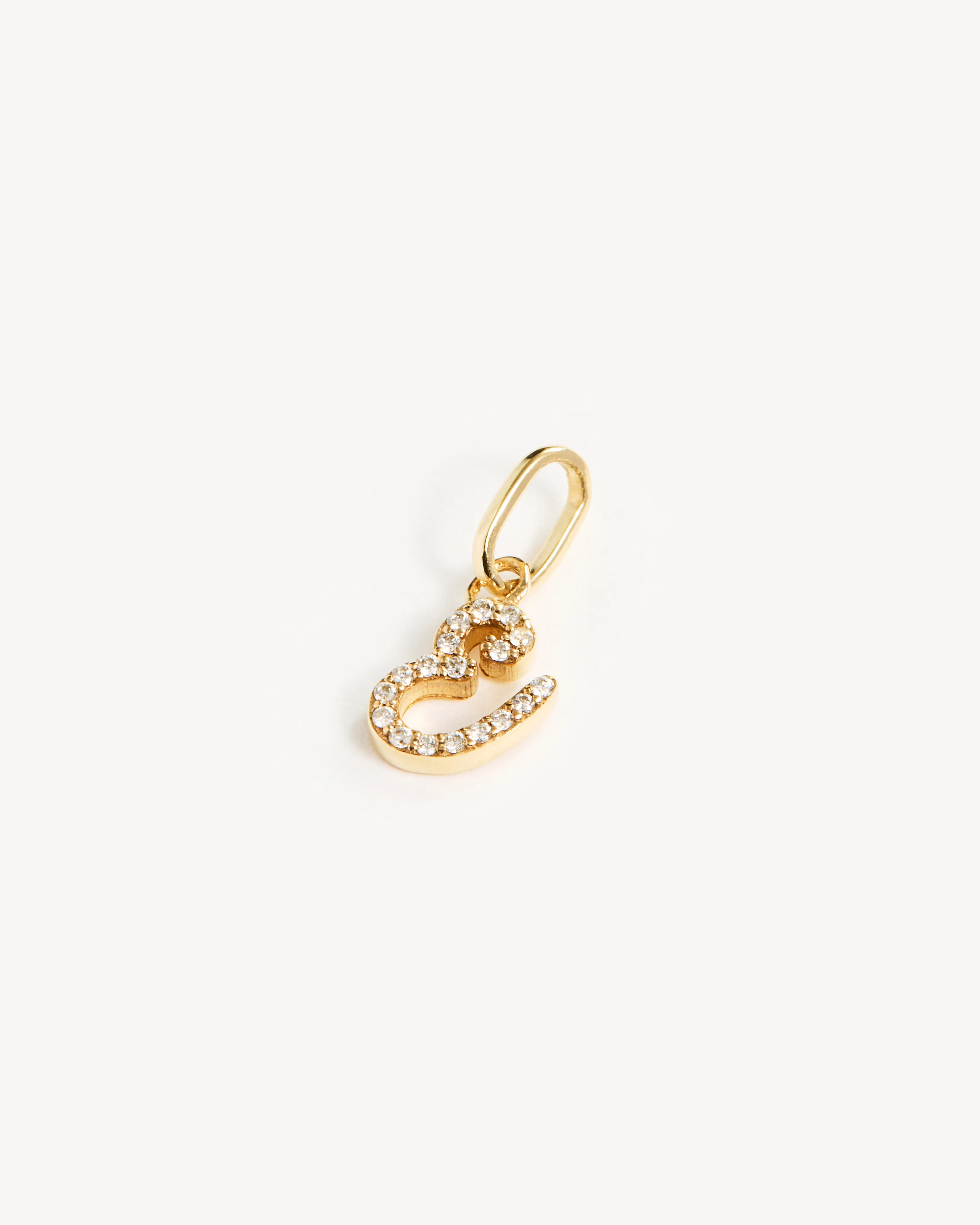 14k Solid Gold Forever Love Diamond Letter Necklace Pendant - Image 14