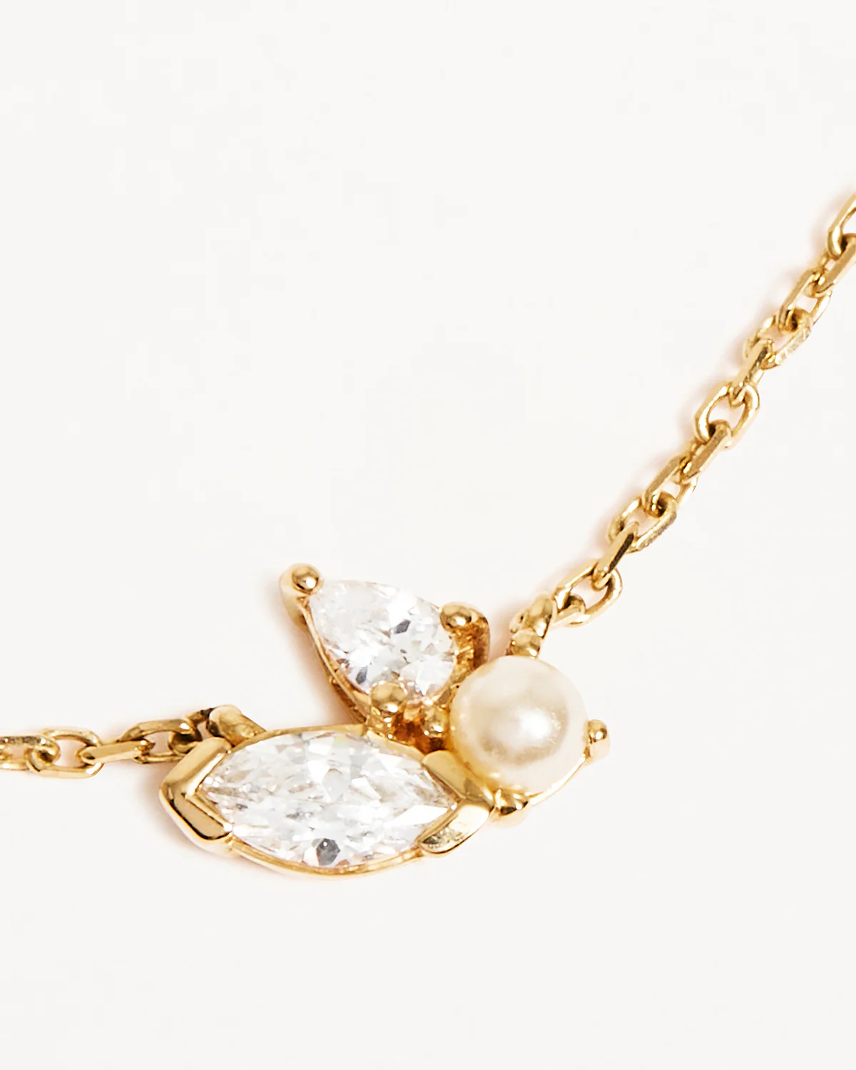 14k Solid Gold In Bloom Lab-Grown Diamond Necklace - Image 3