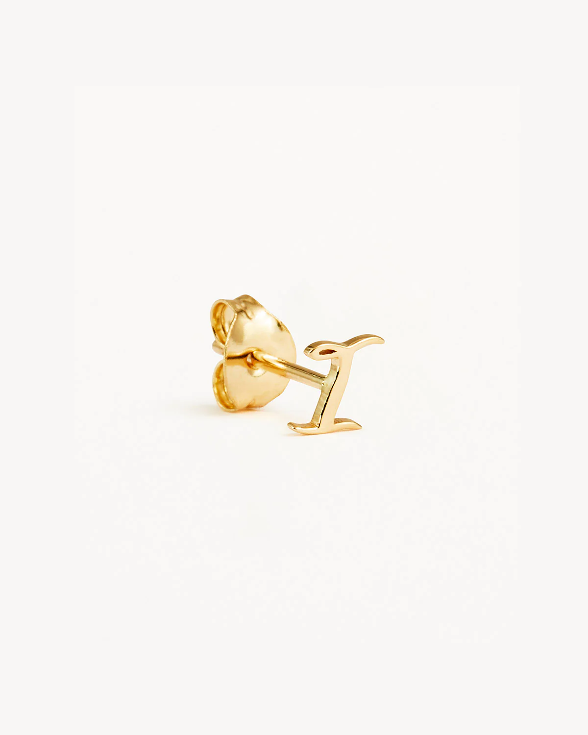 14k Solid Gold Love Letter Earring - Image 27