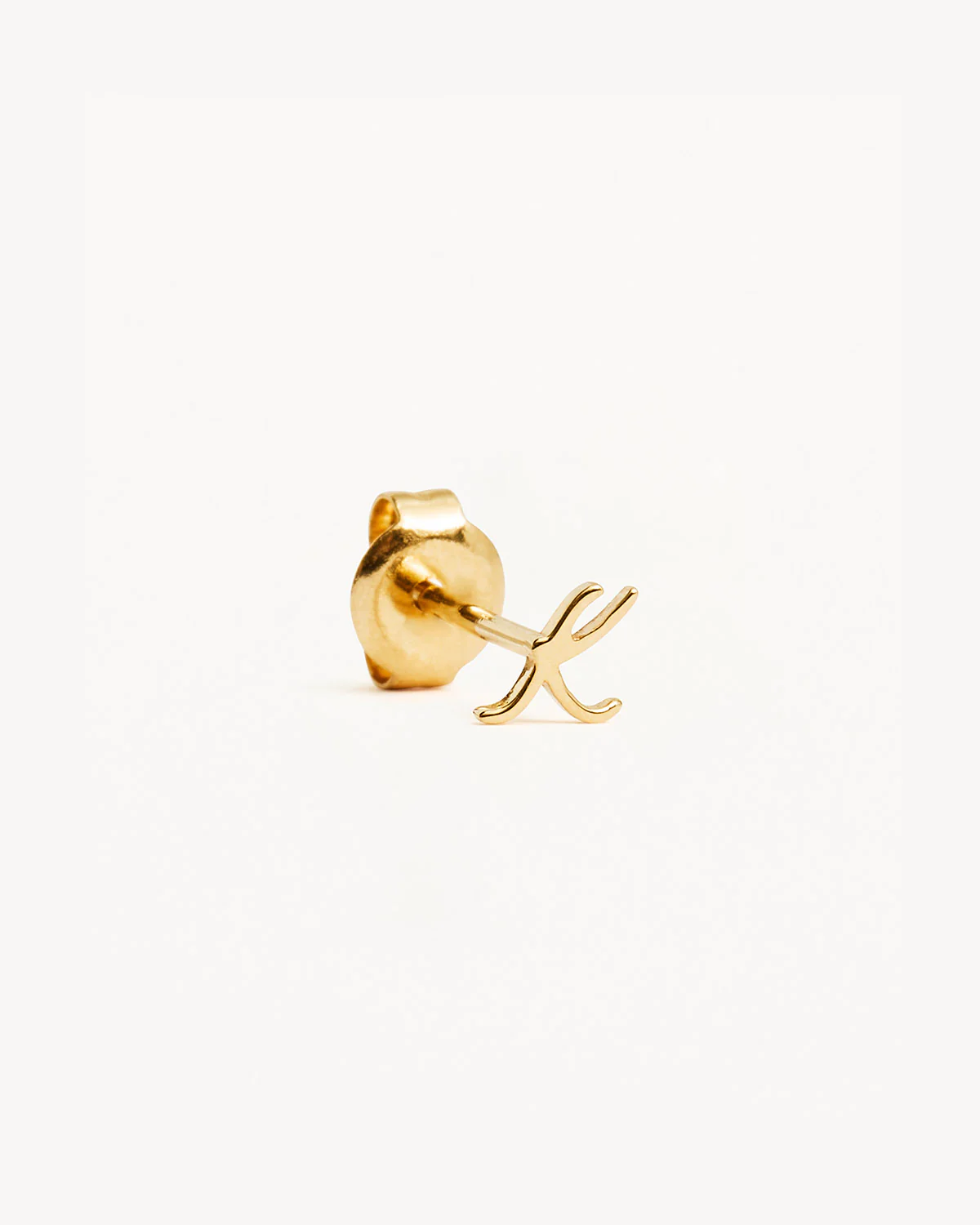 14k Solid Gold Love Letter Earring - Image 33