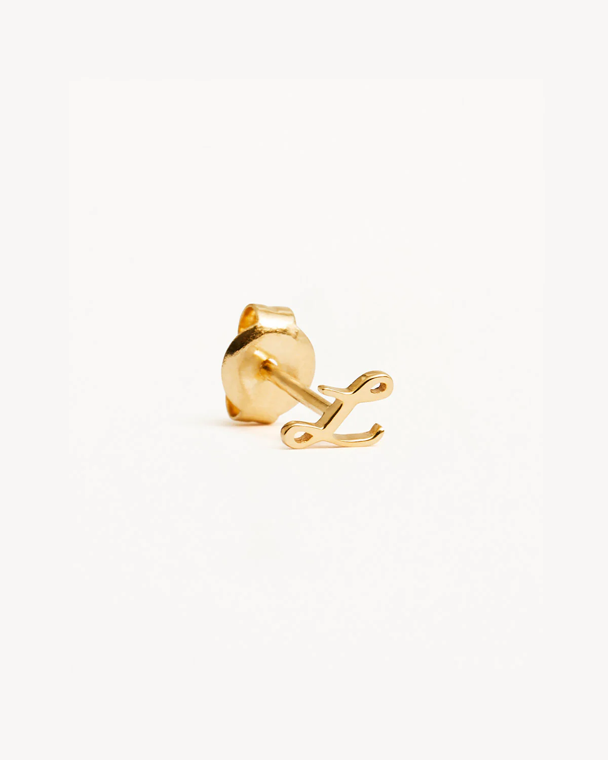 14k Solid Gold Love Letter Earring - Image 36