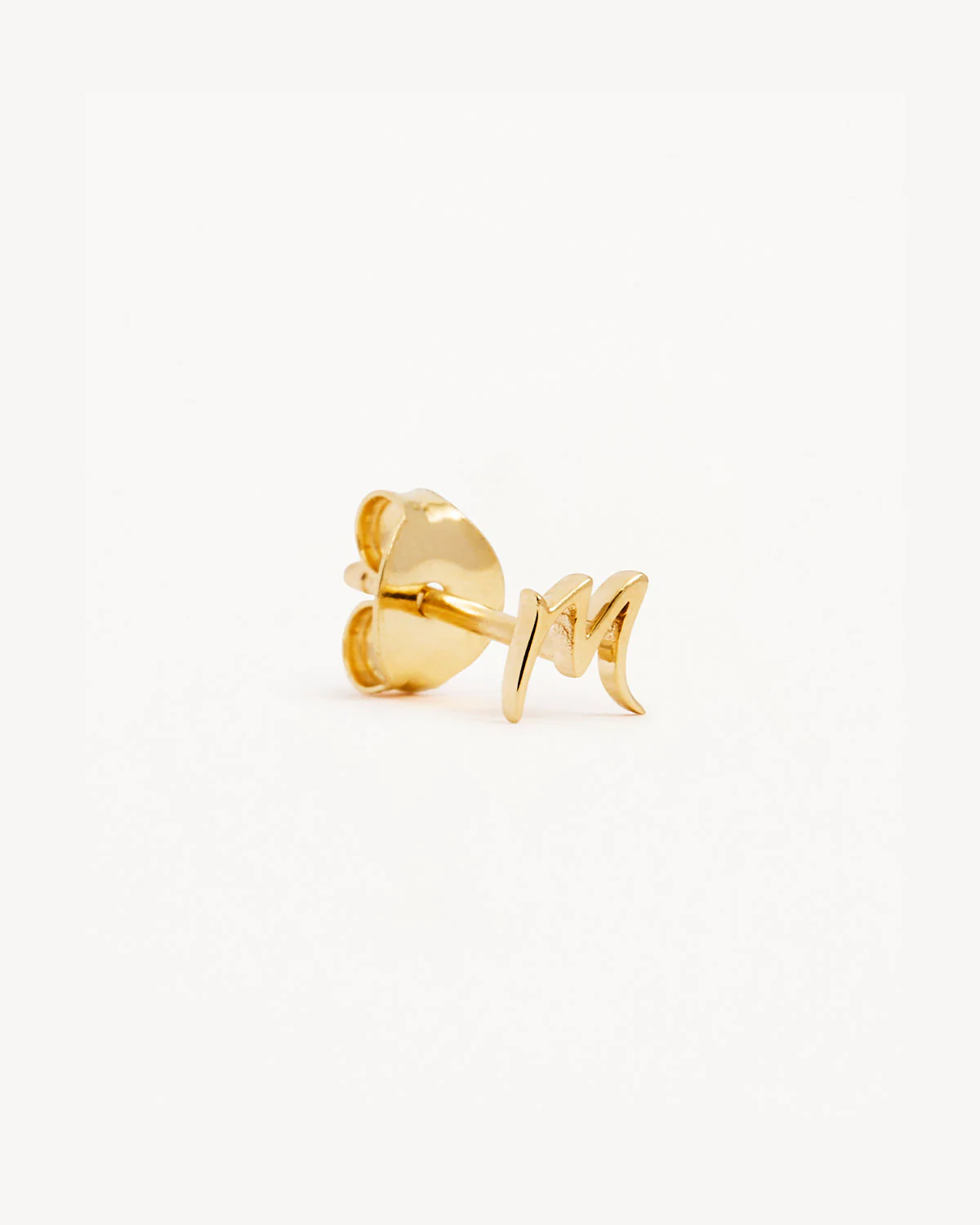 14k Solid Gold Love Letter Earring - Image 39