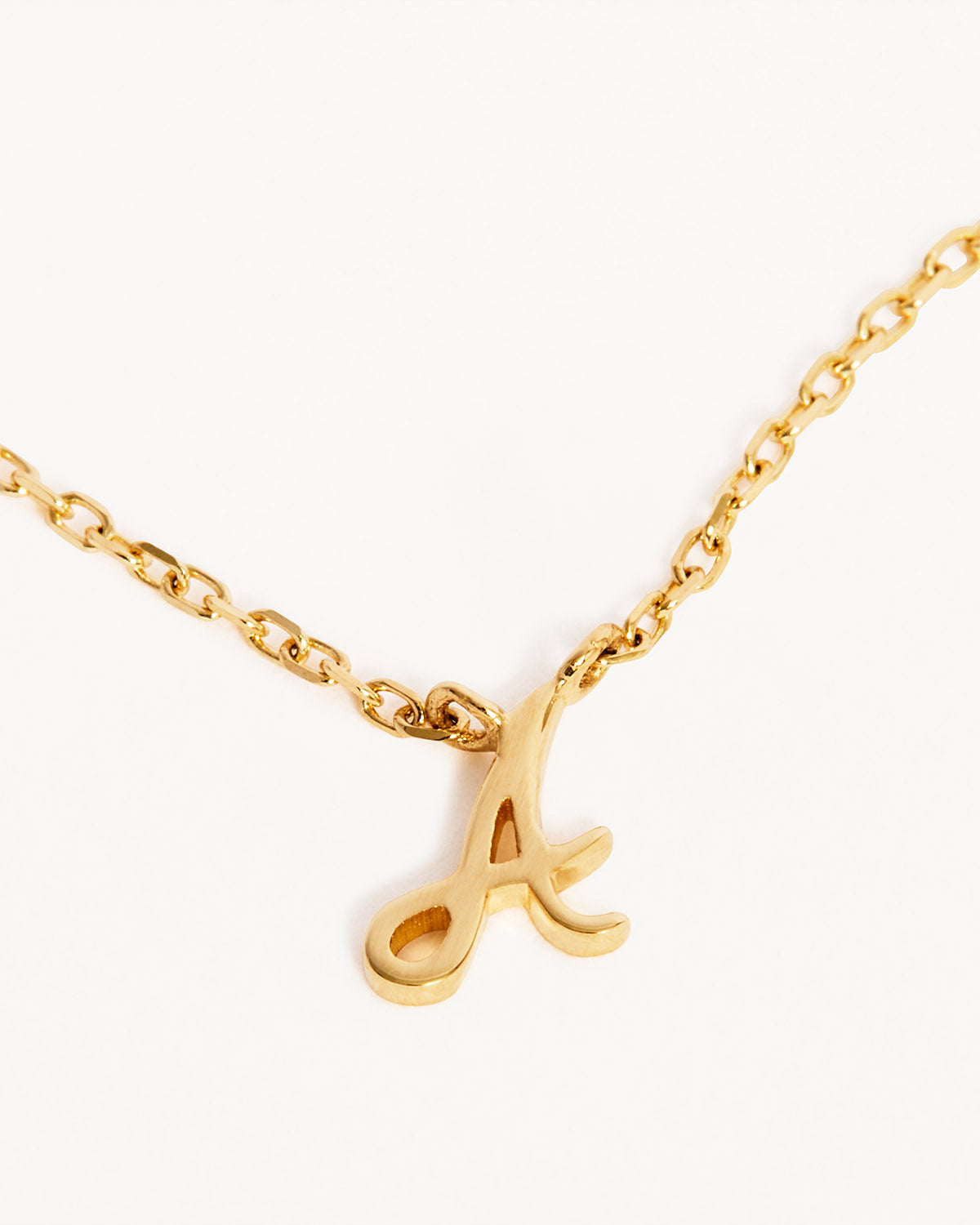 14k Solid Gold Love Letter Necklace - Image 11