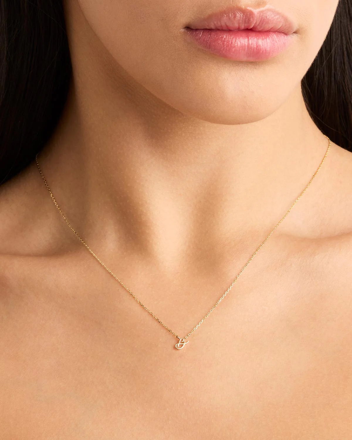 14k Solid Gold Love Letter Necklace - Image 13