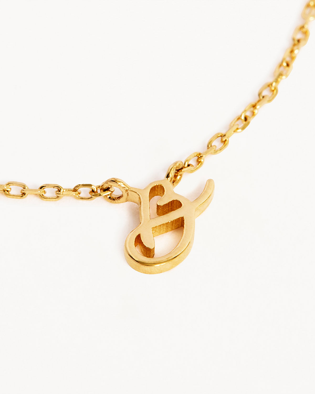 14k Solid Gold Love Letter Necklace - Image 14