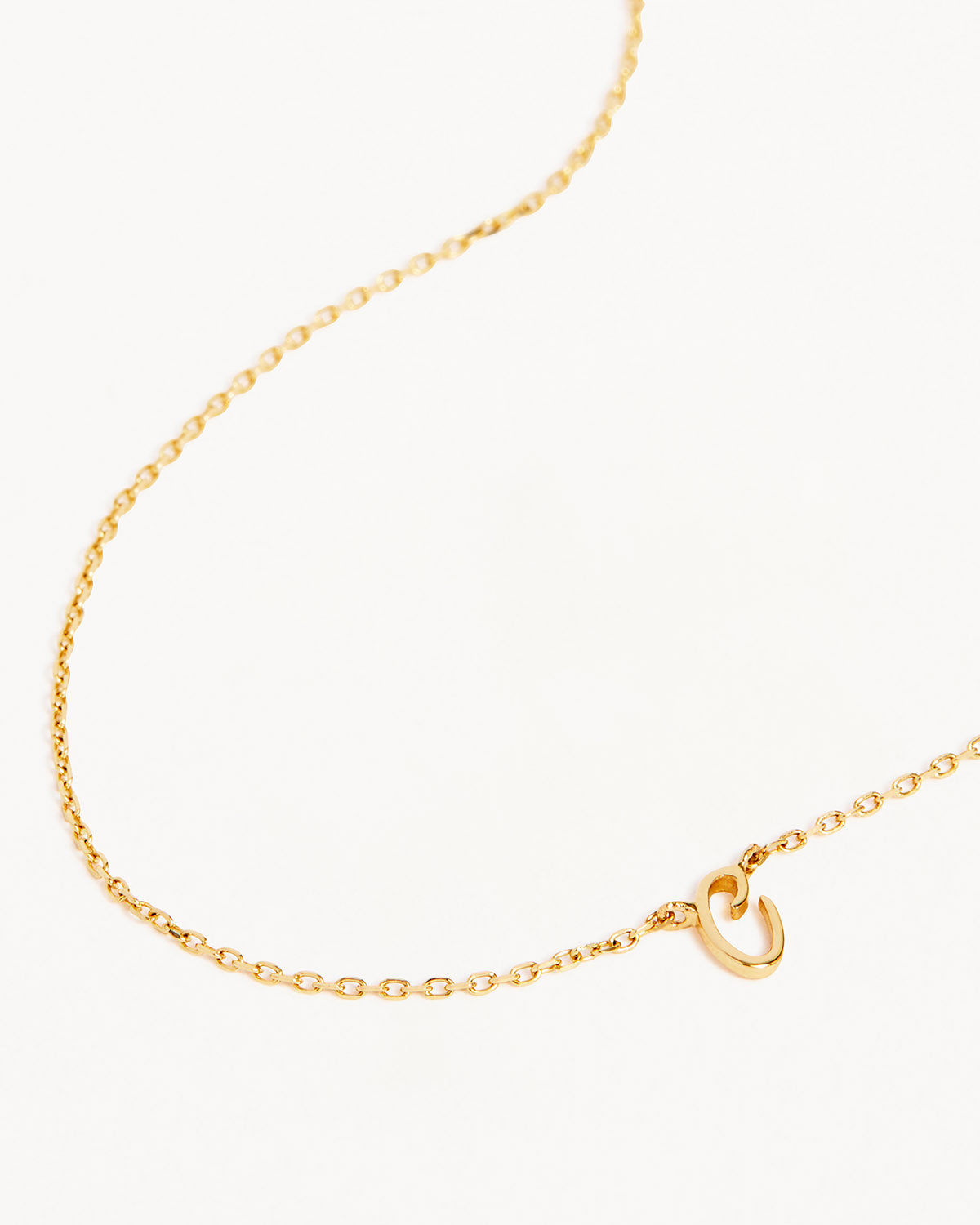 14k Solid Gold Love Letter Necklace - Image 15