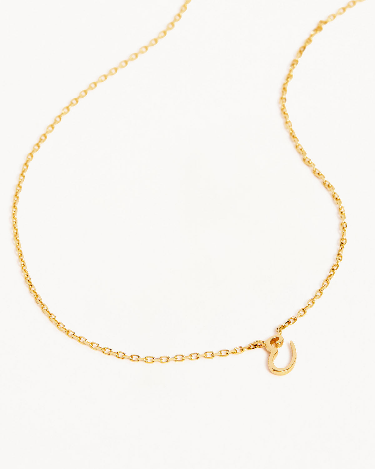14k Solid Gold Love Letter Necklace - Image 18
