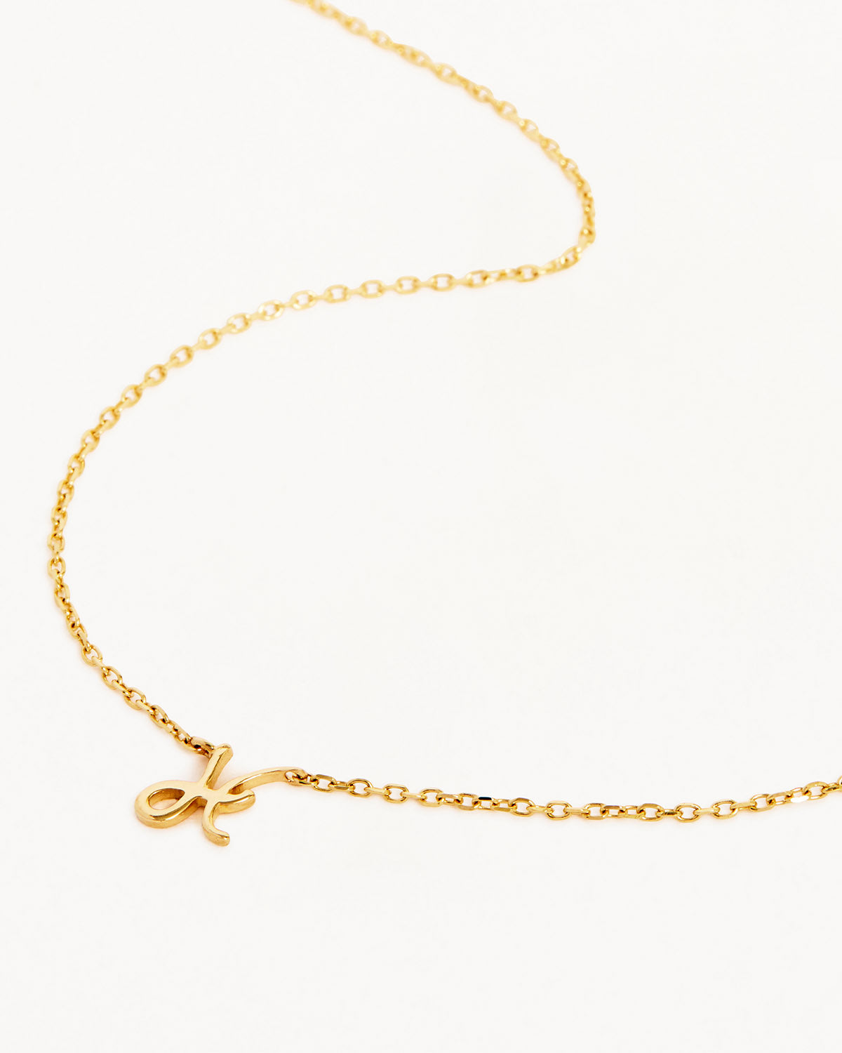 14k Solid Gold Love Letter Necklace - Image 27