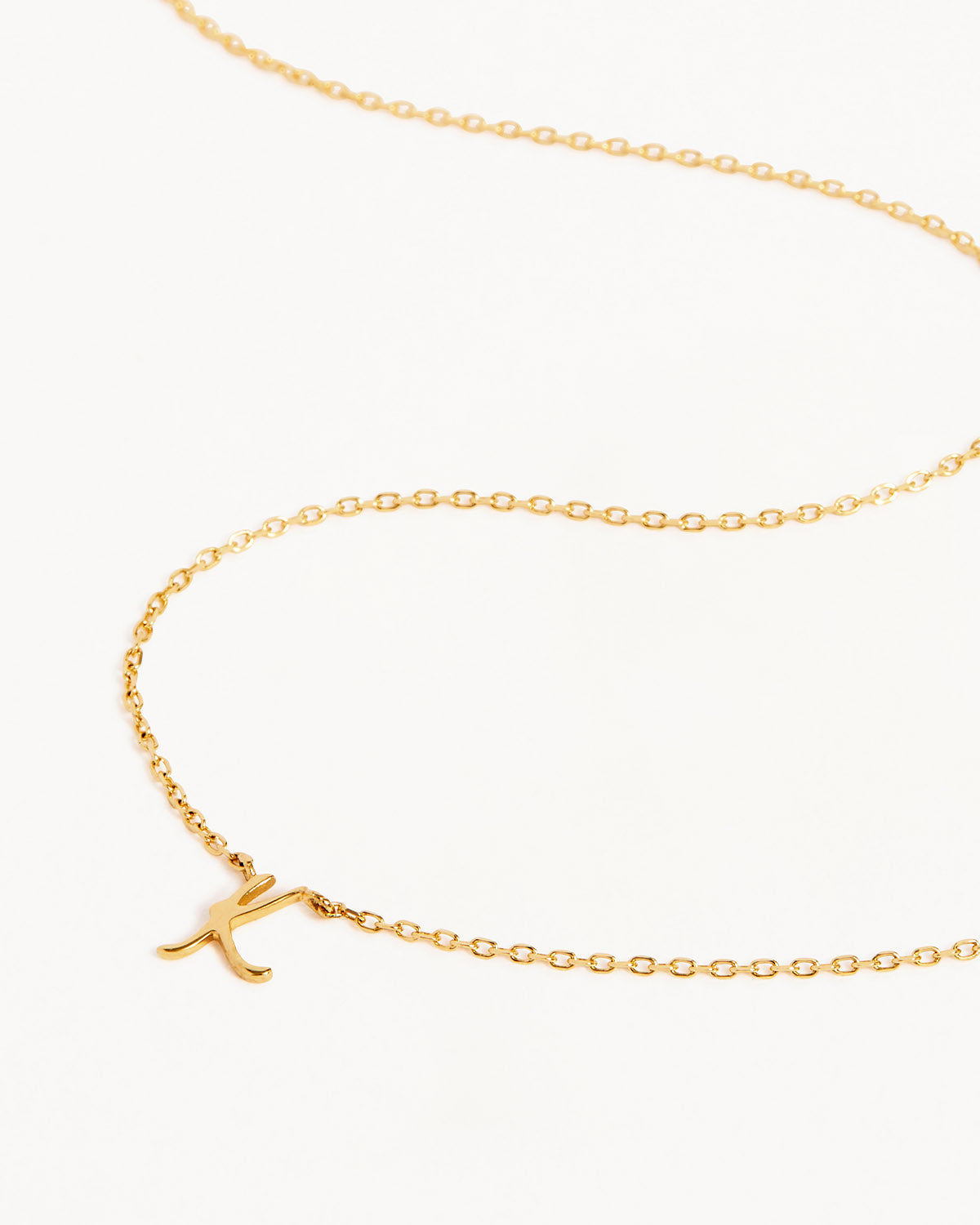 14k Solid Gold Love Letter Necklace - Image 36