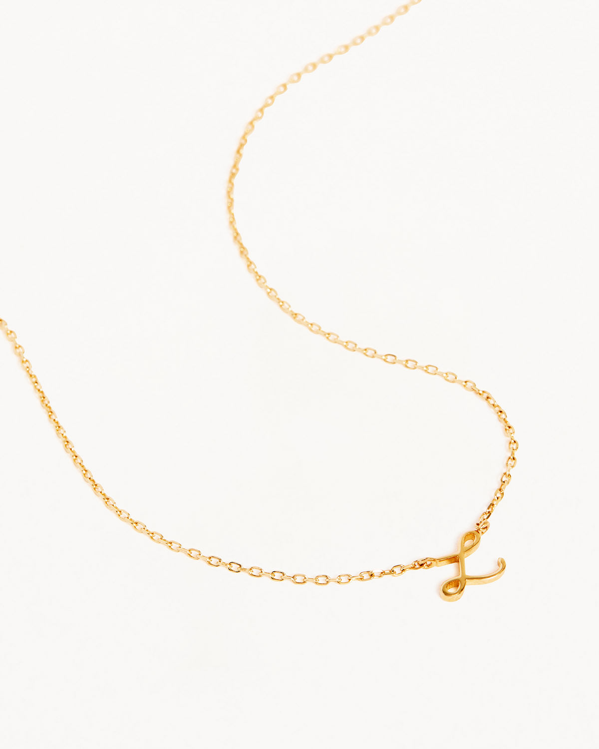 14k Solid Gold Love Letter Necklace - Image 39