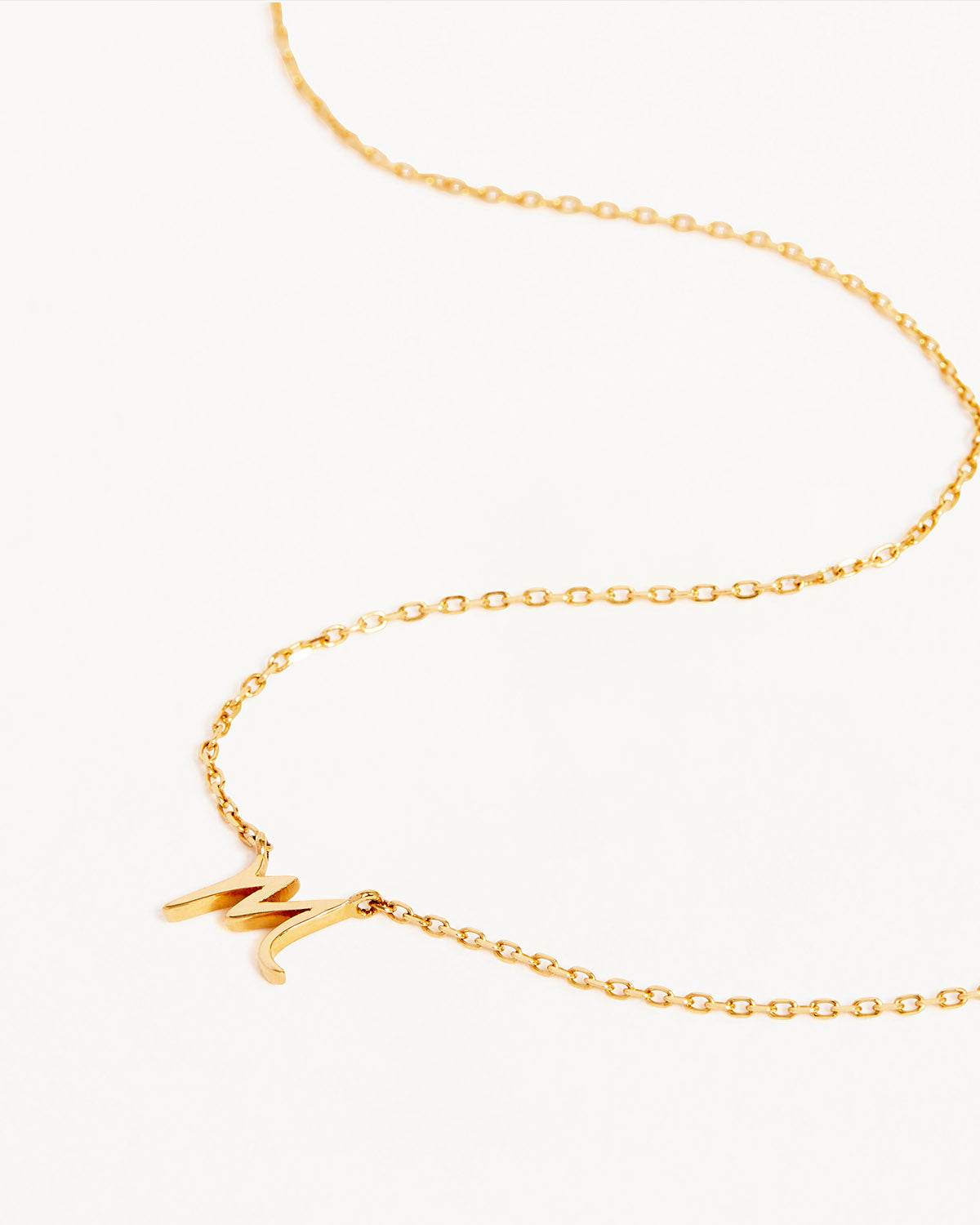 14k Solid Gold Love Letter Necklace - Image 43