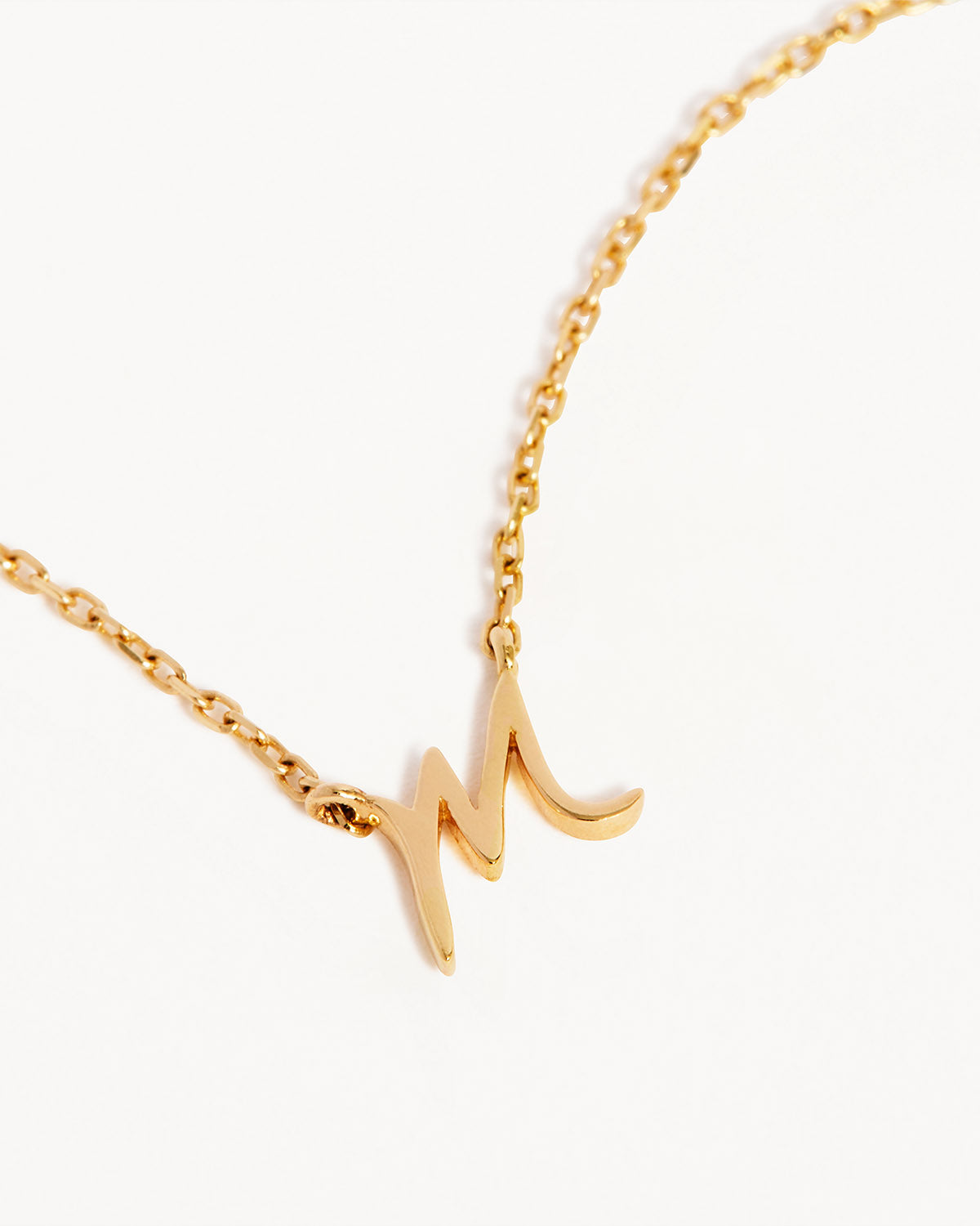 14k Solid Gold Love Letter Necklace - Image 44