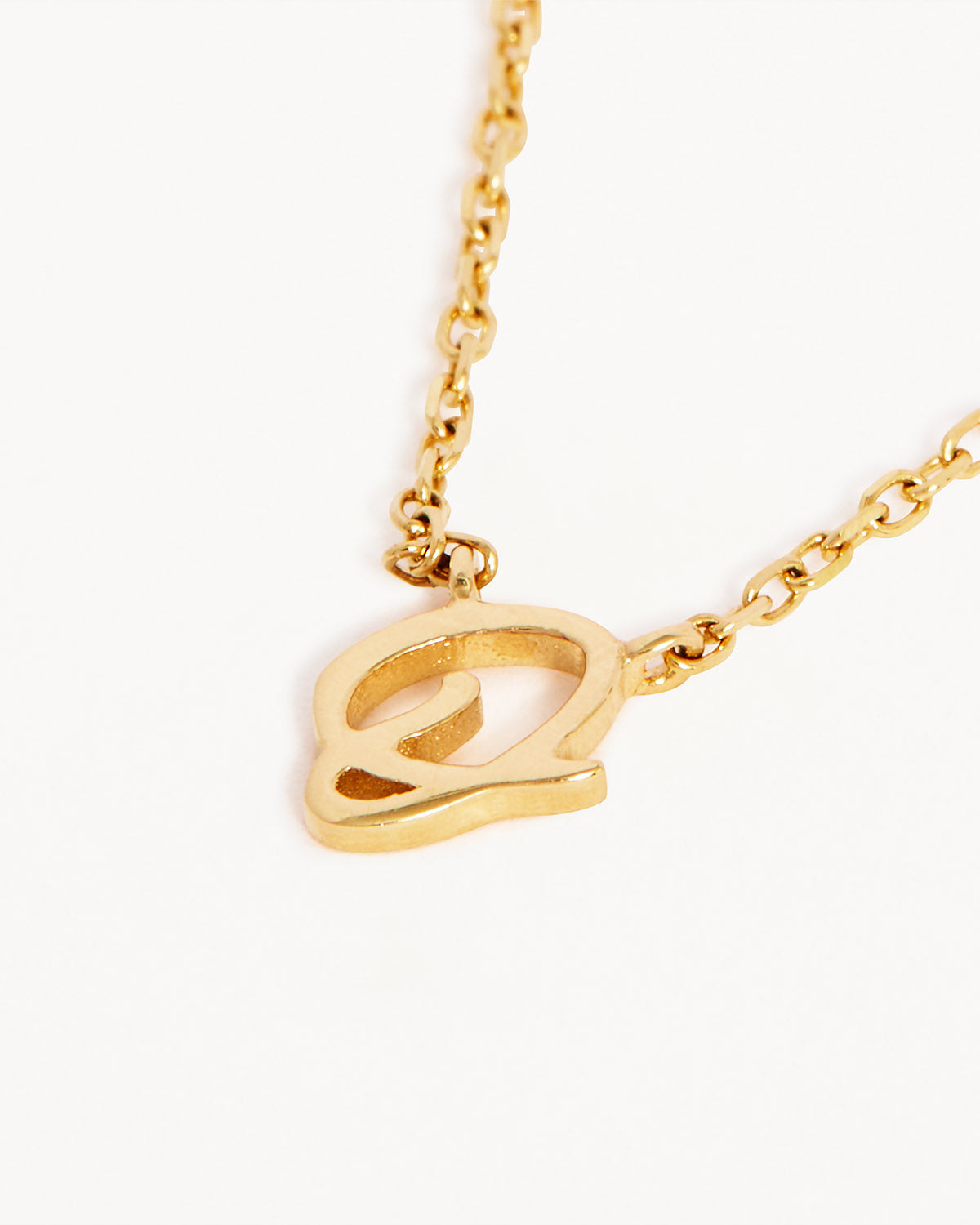 14k Solid Gold Love Letter Necklace - Image 50