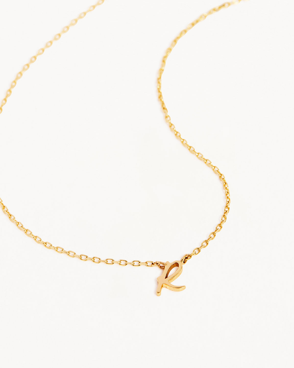 14k Solid Gold Love Letter Necklace - Image 54