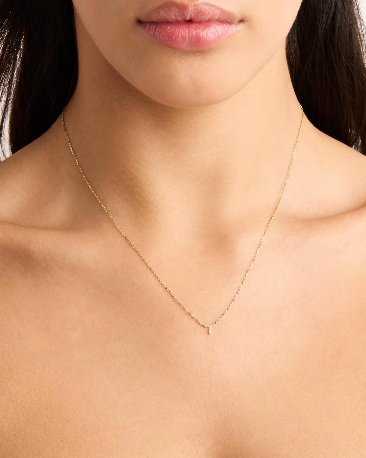 14k Solid Gold Love Letter Necklace - Image 61