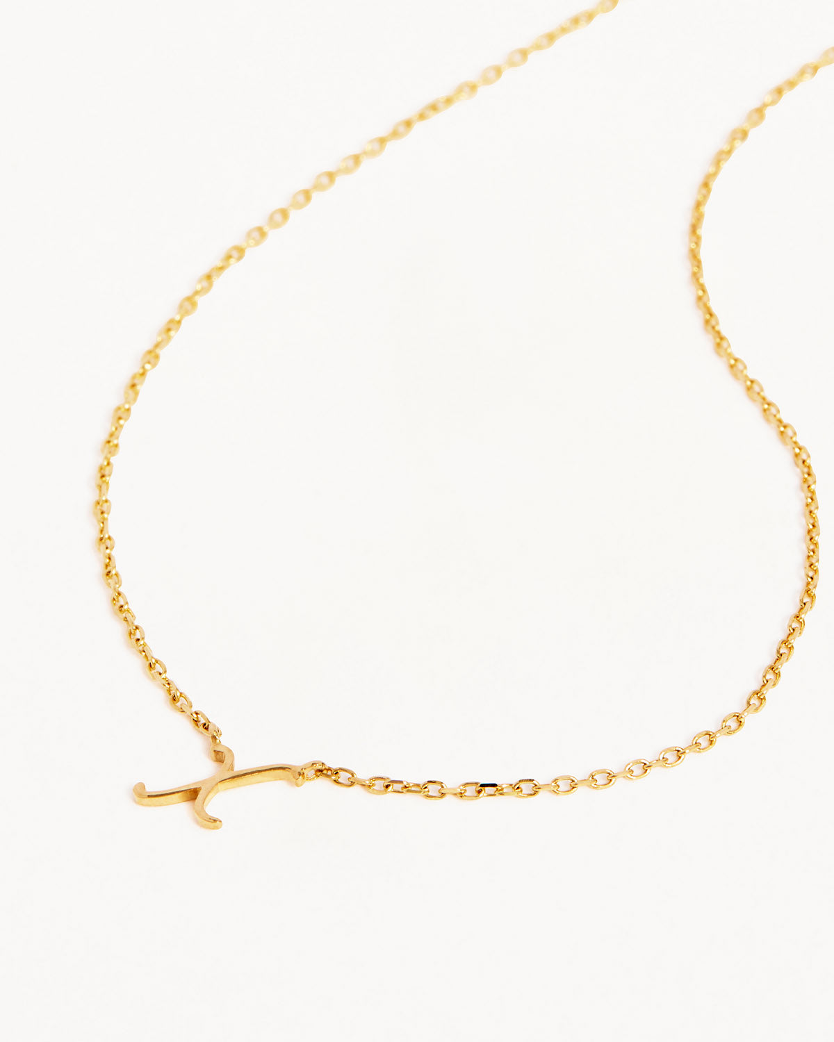14k Solid Gold Love Letter Necklace - Image 72