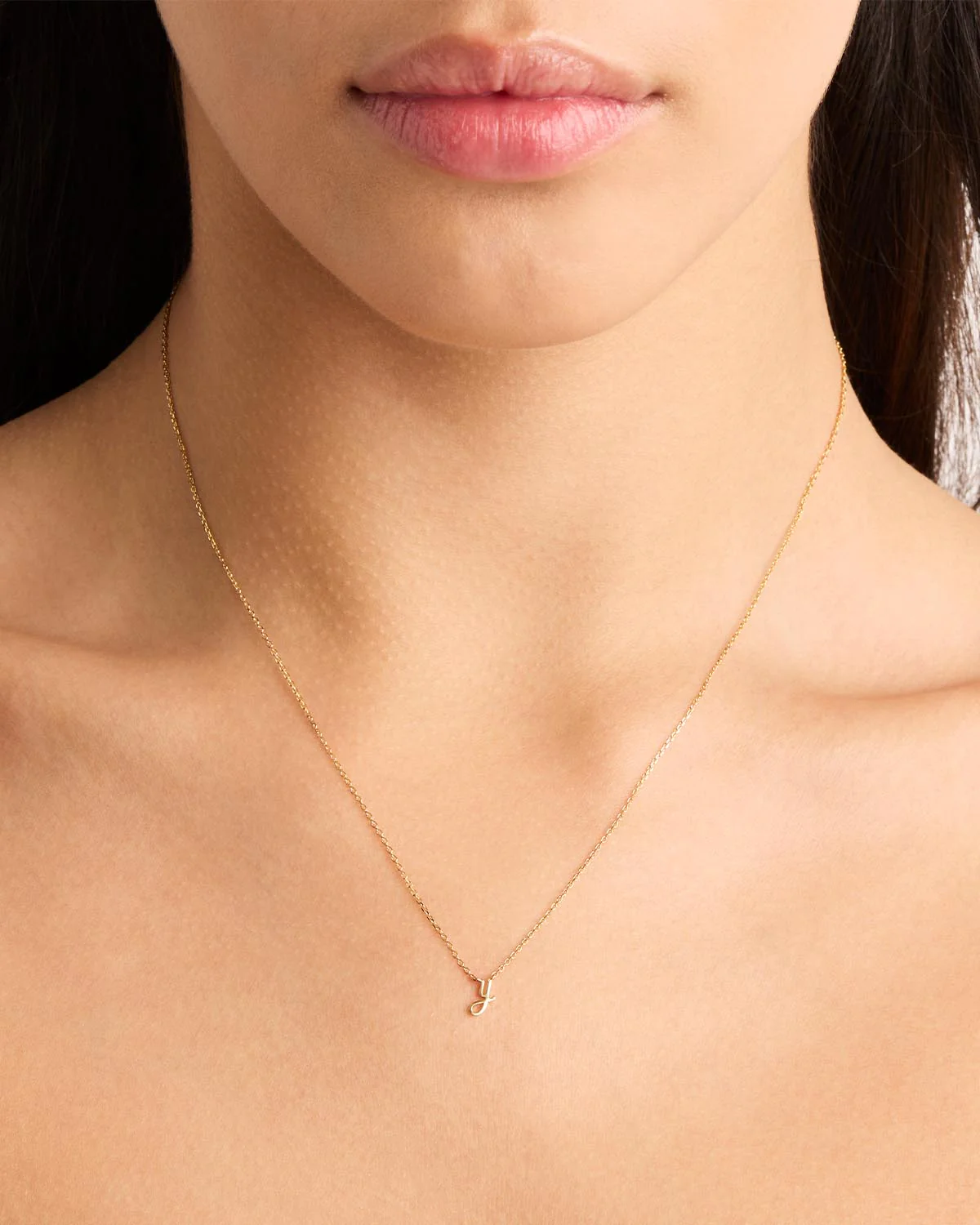 14k Solid Gold Love Letter Necklace - Image 76