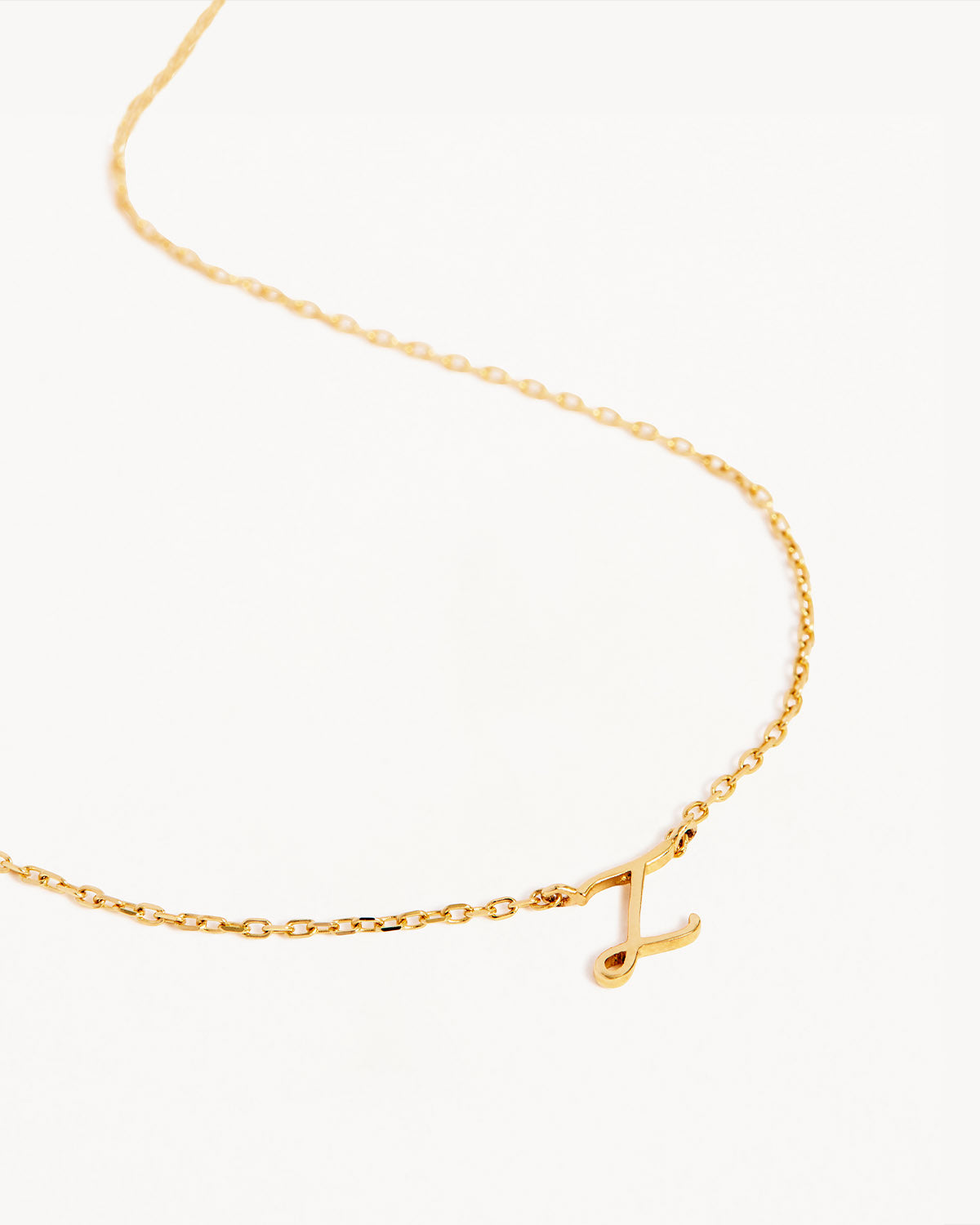 14k Solid Gold Love Letter Necklace - Image 78