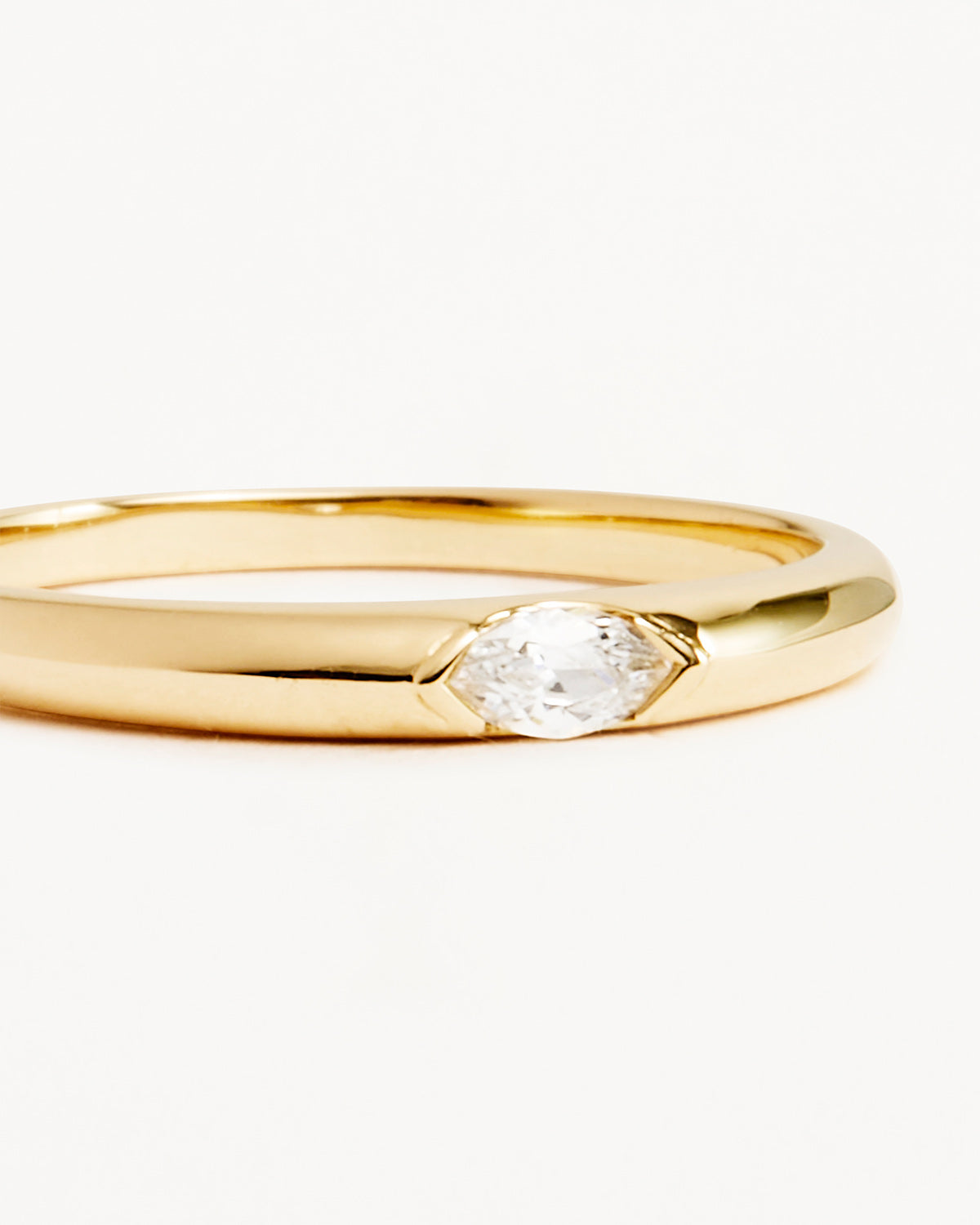 14k Solid Gold Petal of Hope Lab-Grown Diamond Ring - Image 3
