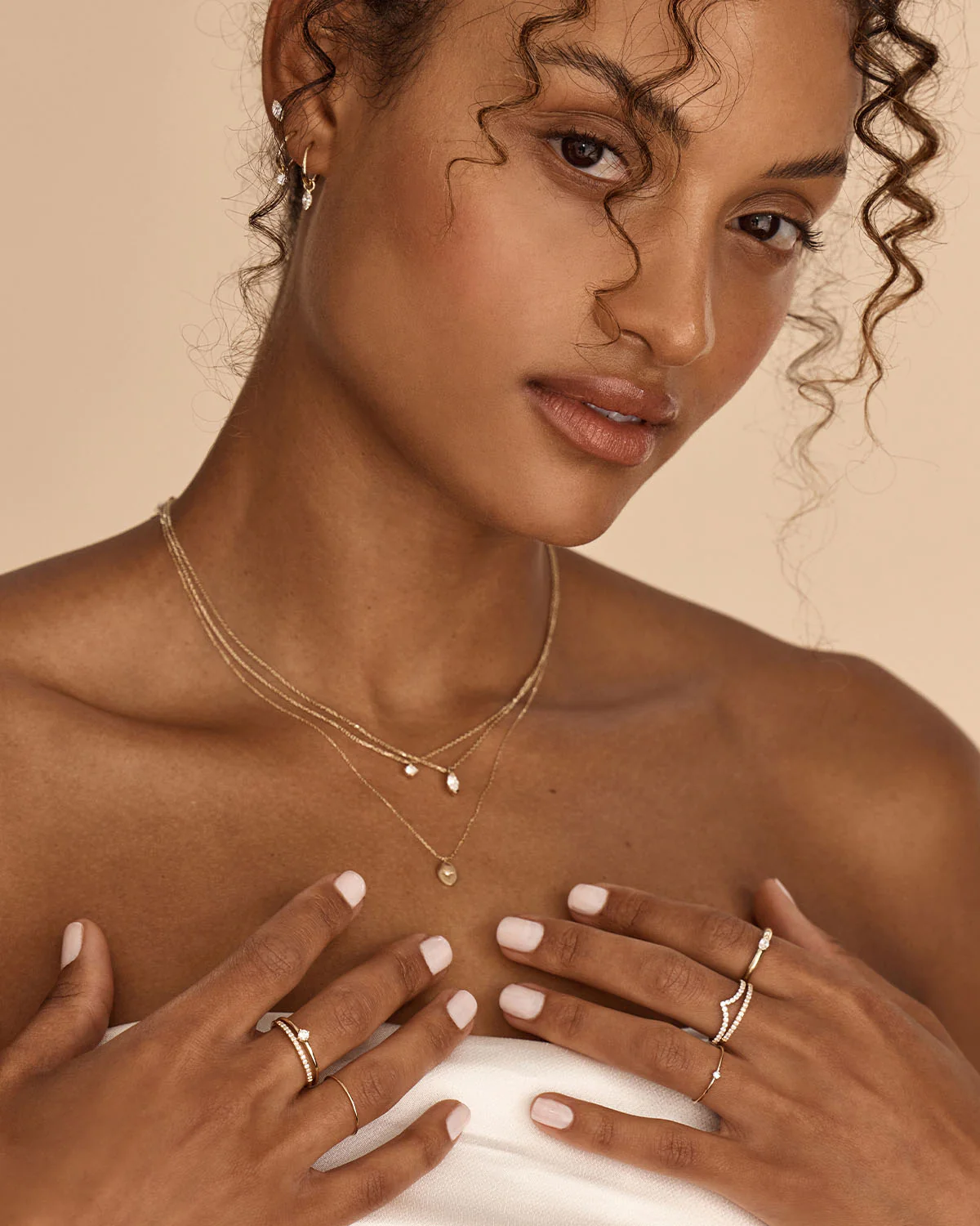 14k Solid Gold Shine Your Light Diamond Necklace - Image 5