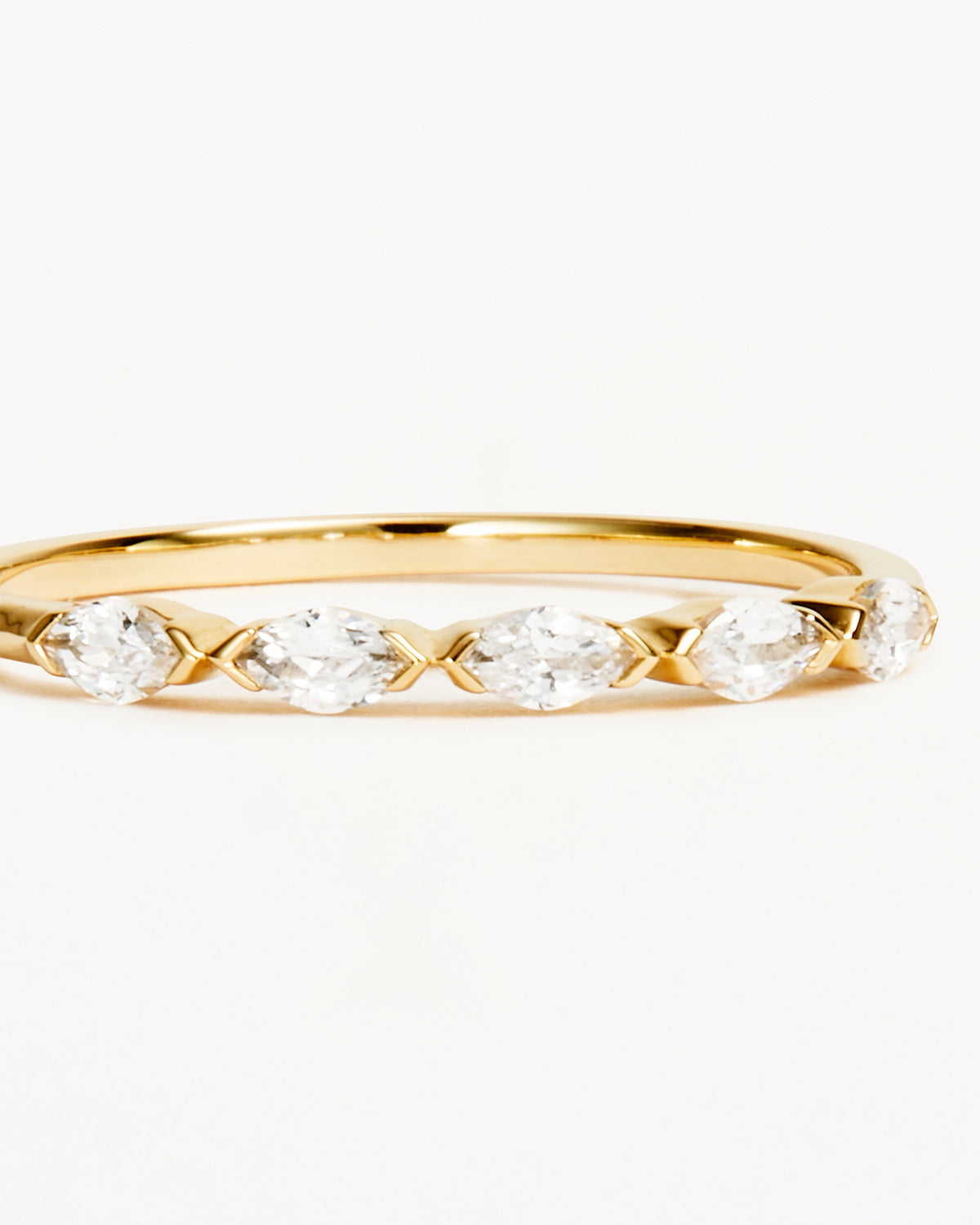 14k Solid Gold Sunlit Petals Lab-Grown Diamond Ring - Image 3