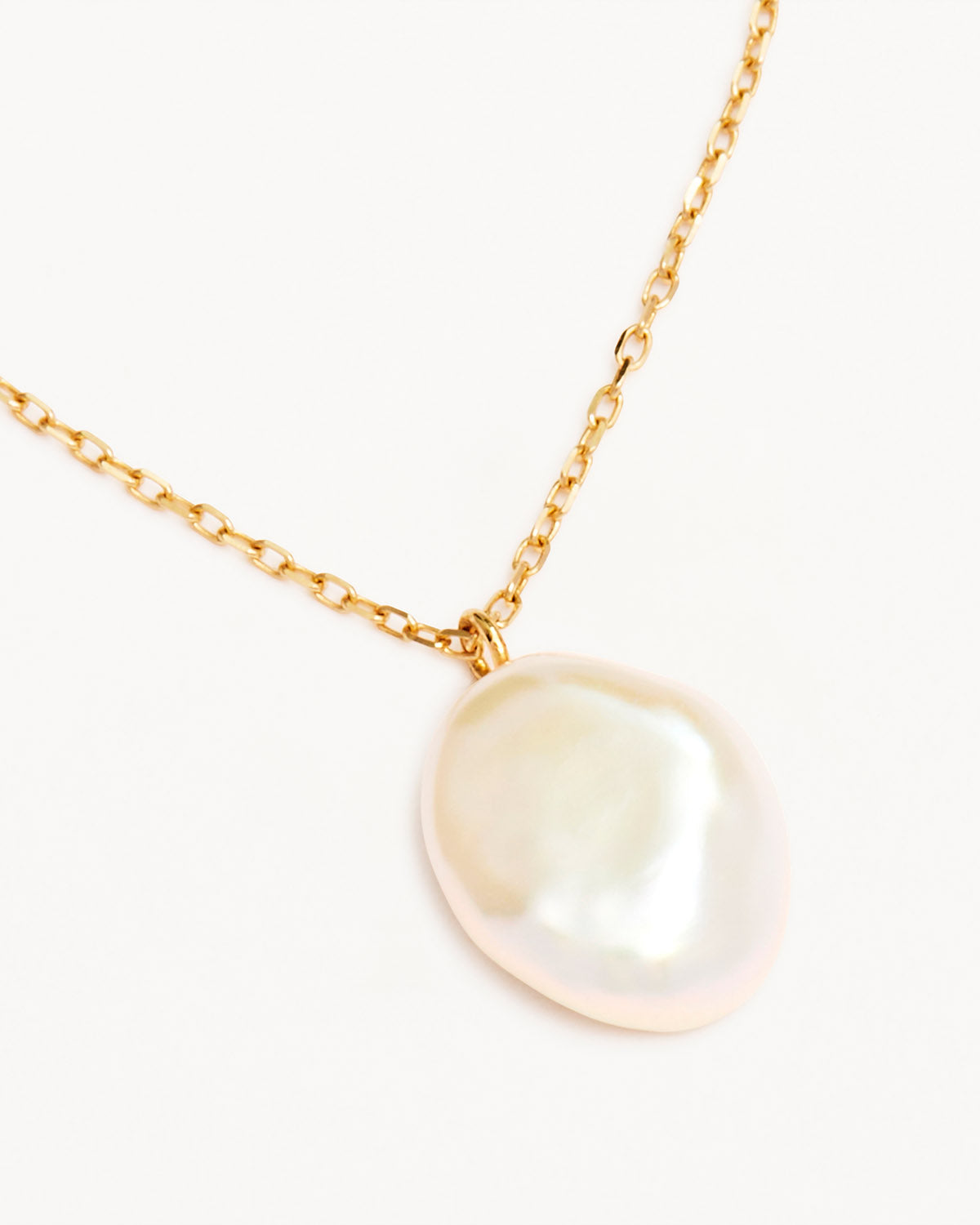14k Solid Gold Tranquillity Necklace - Image 3
