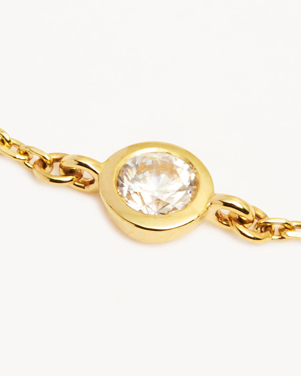 14k Solid Gold Water Drop Diamond Bracelet - Image 3