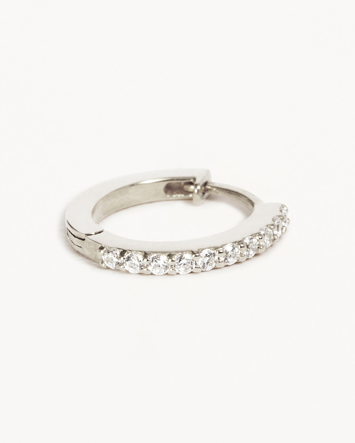 14k Solid White Gold Diamond Celestial Sleeper - Image 3