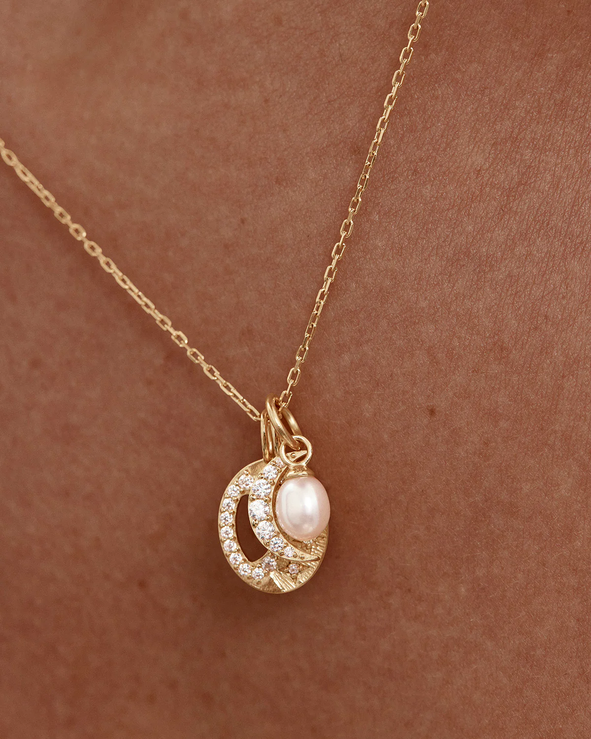 18k Gold Plated Celestial Skies Necklace - Image 4