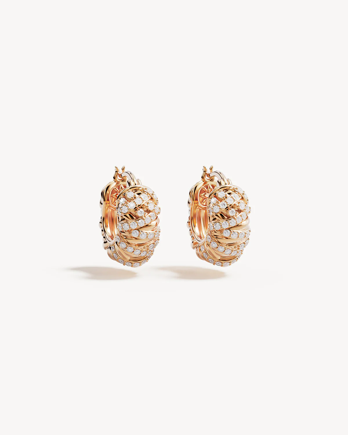 18k Gold Plated Connected Souls Hoops