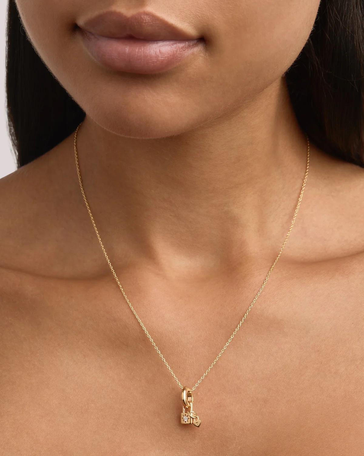 18k Gold Vermeil With You Always Petal Charm - Image 2