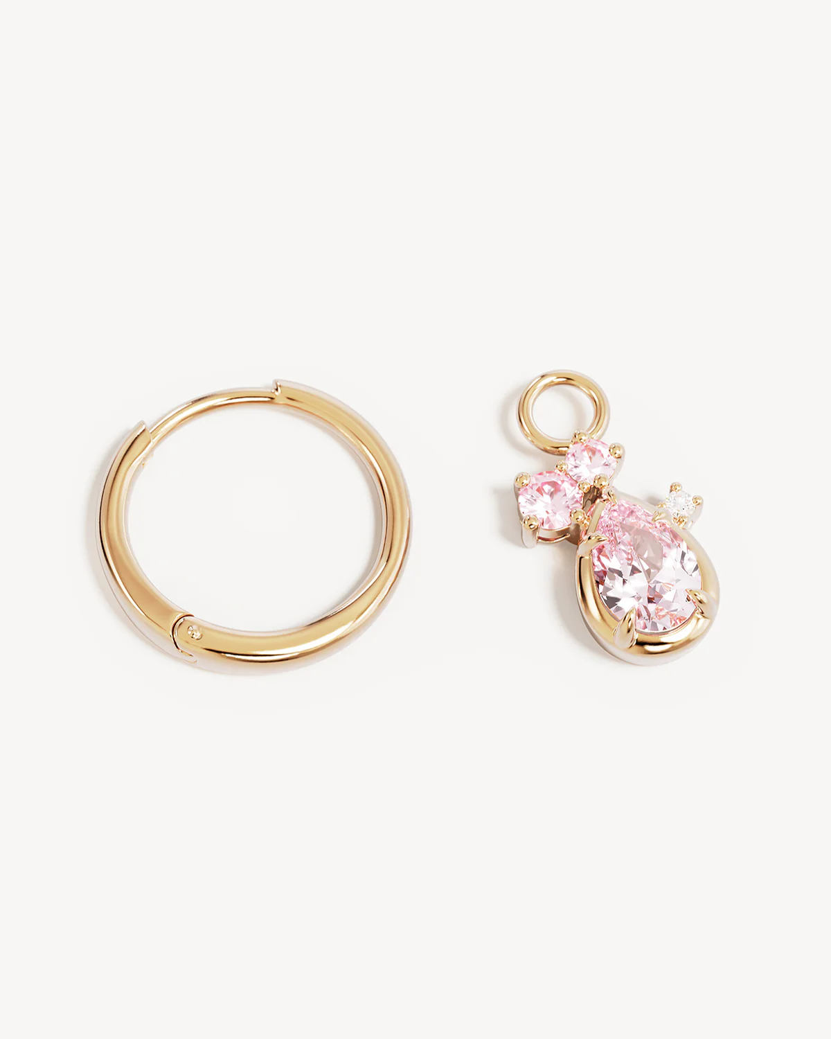18k Gold Vermeil Awaken Love Hoops - Image 3