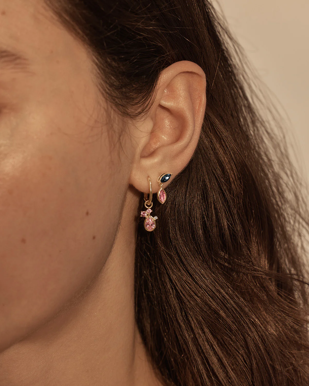 18k Gold Vermeil Awaken Love Hoops - Image 4