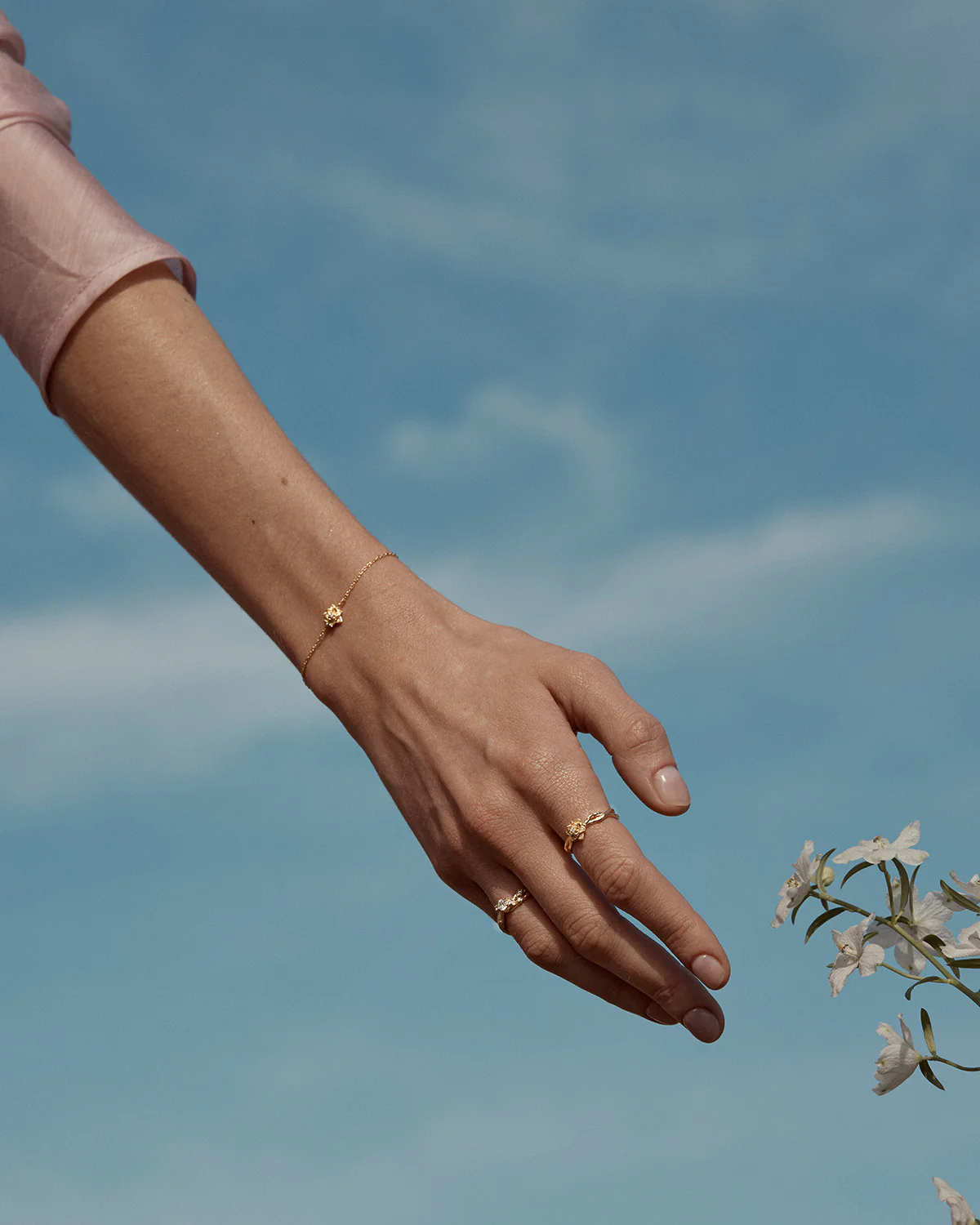 18k Gold Vermeil Bloom Within Lotus Ring - Image 6