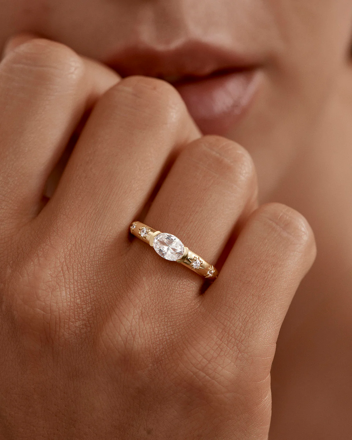 18k Gold Vermeil Celestial Skies Ring - Image 2