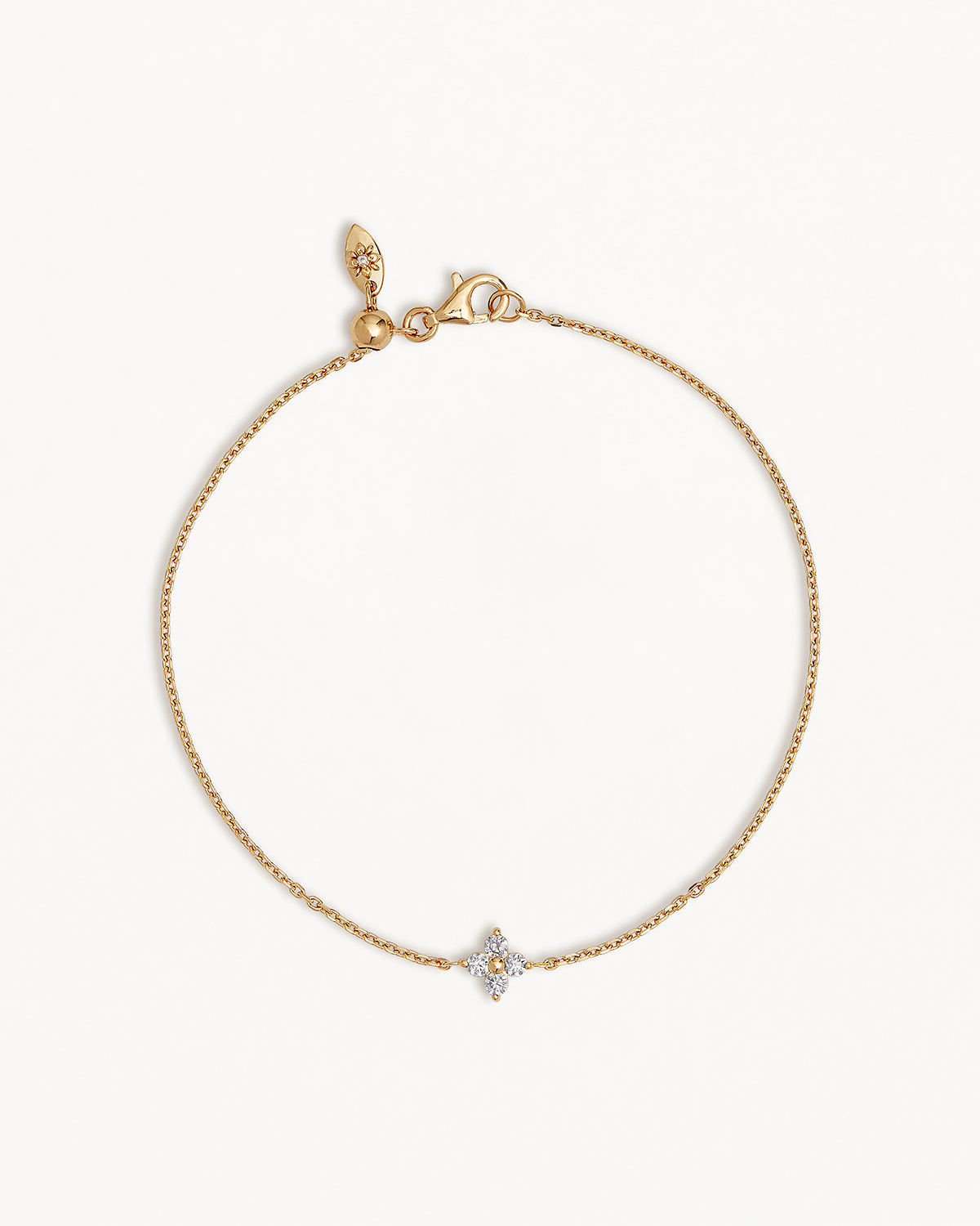 18k Gold Vermeil Crystal Bloom Bracelet