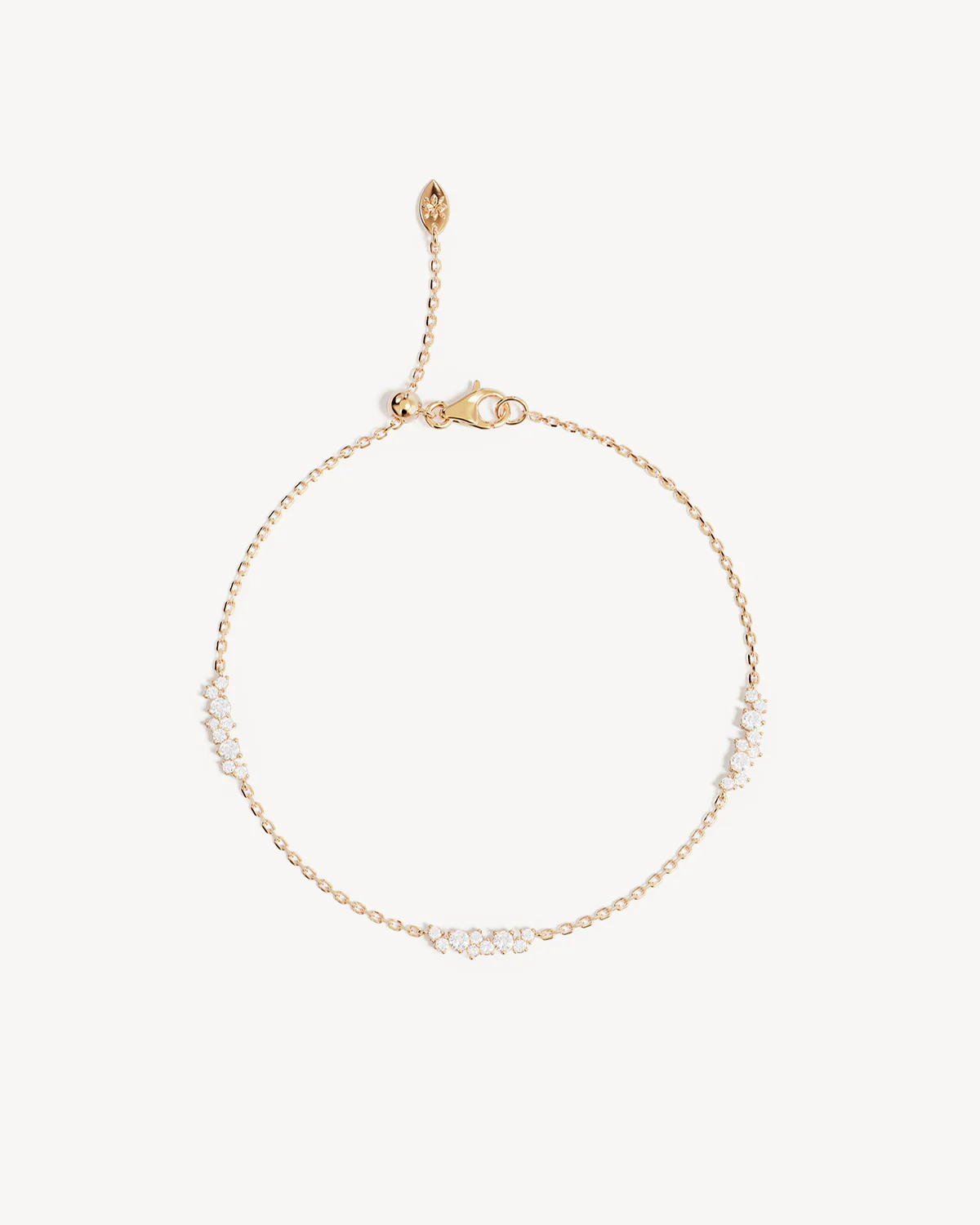 18k Gold Vermeil Crystal Dust Bracelet