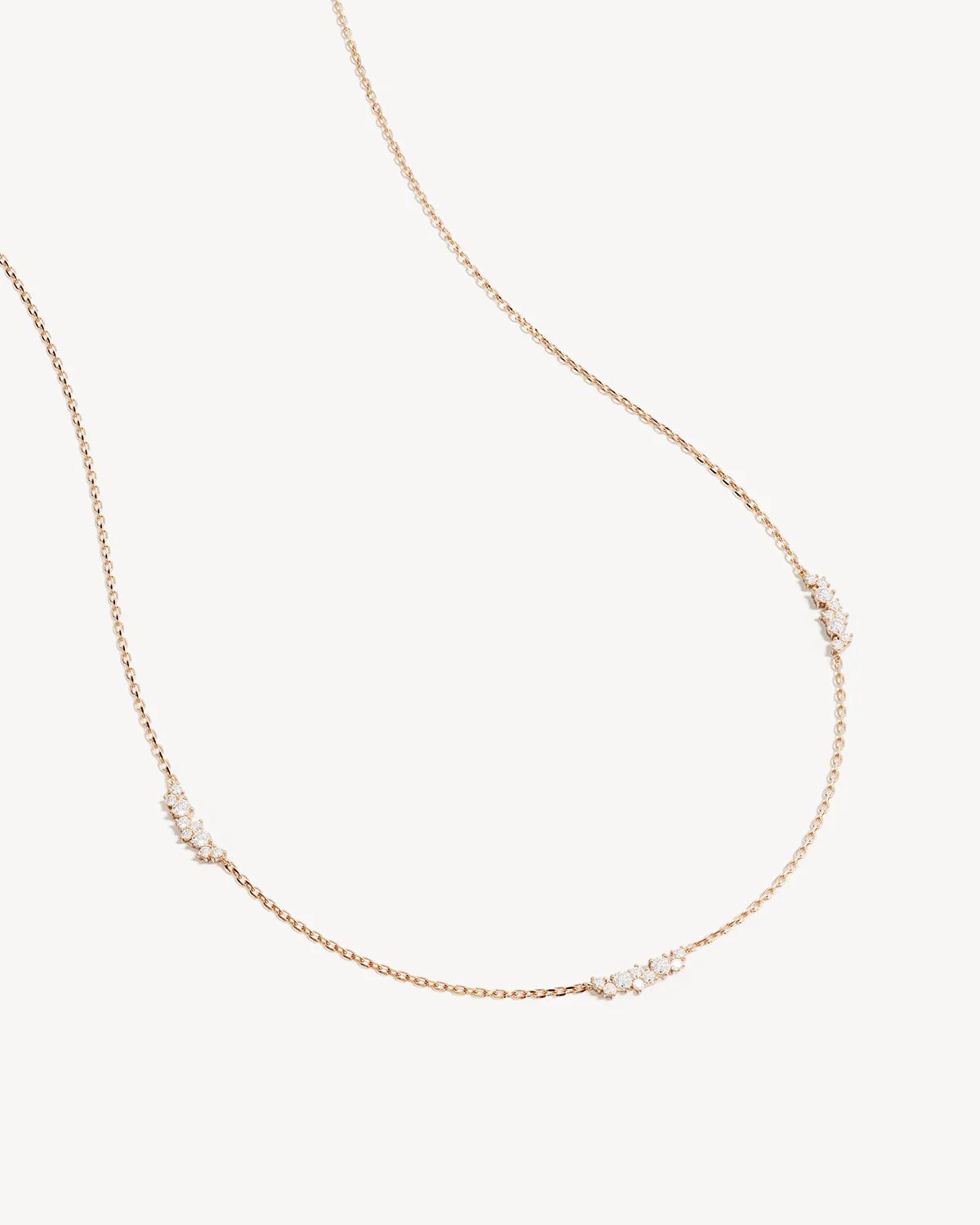 18k Gold Vermeil Crystal Dust Choker