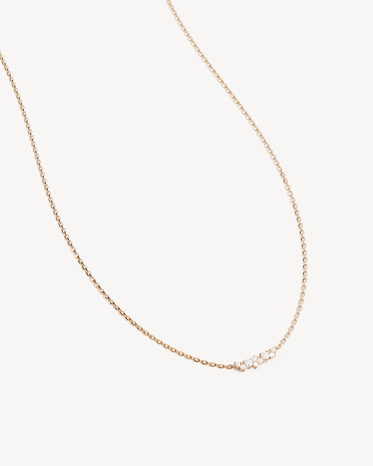 18k Gold Vermeil Crystal Dust Necklace