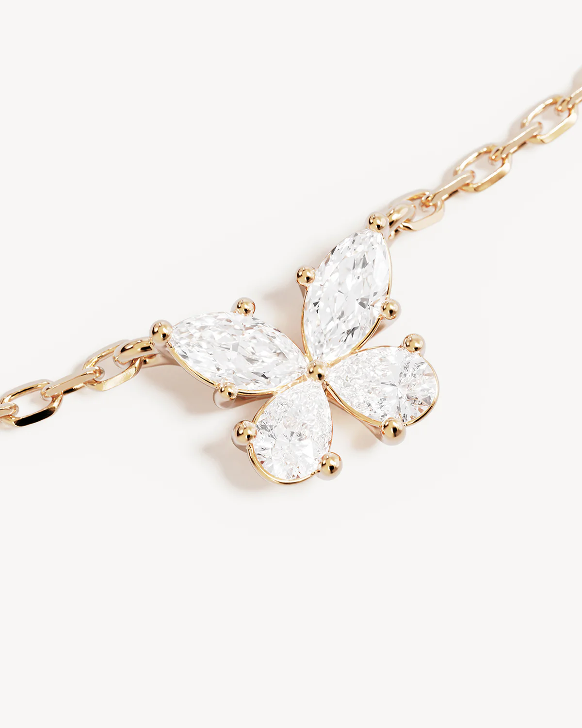 18k Gold Vermeil Dancing in the Wind Choker - Image 3