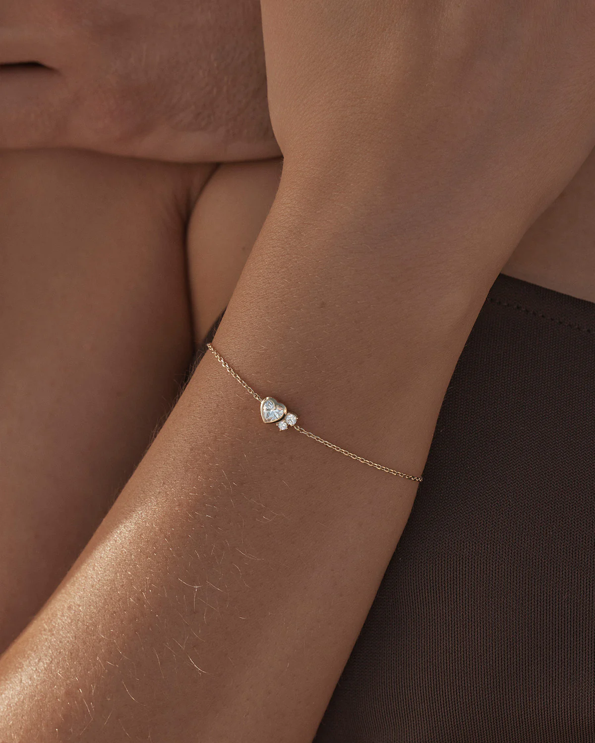 18k Gold Vermeil Dream Lover Heart Bracelet - Image 2