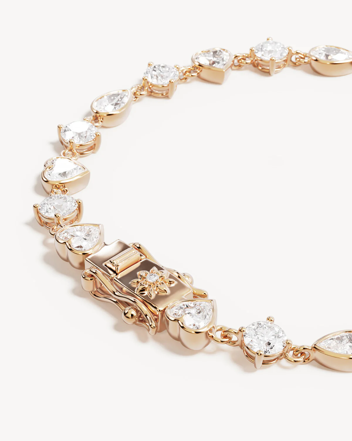18k Gold Vermeil Dream Lover Tennis Bracelet - Image 3