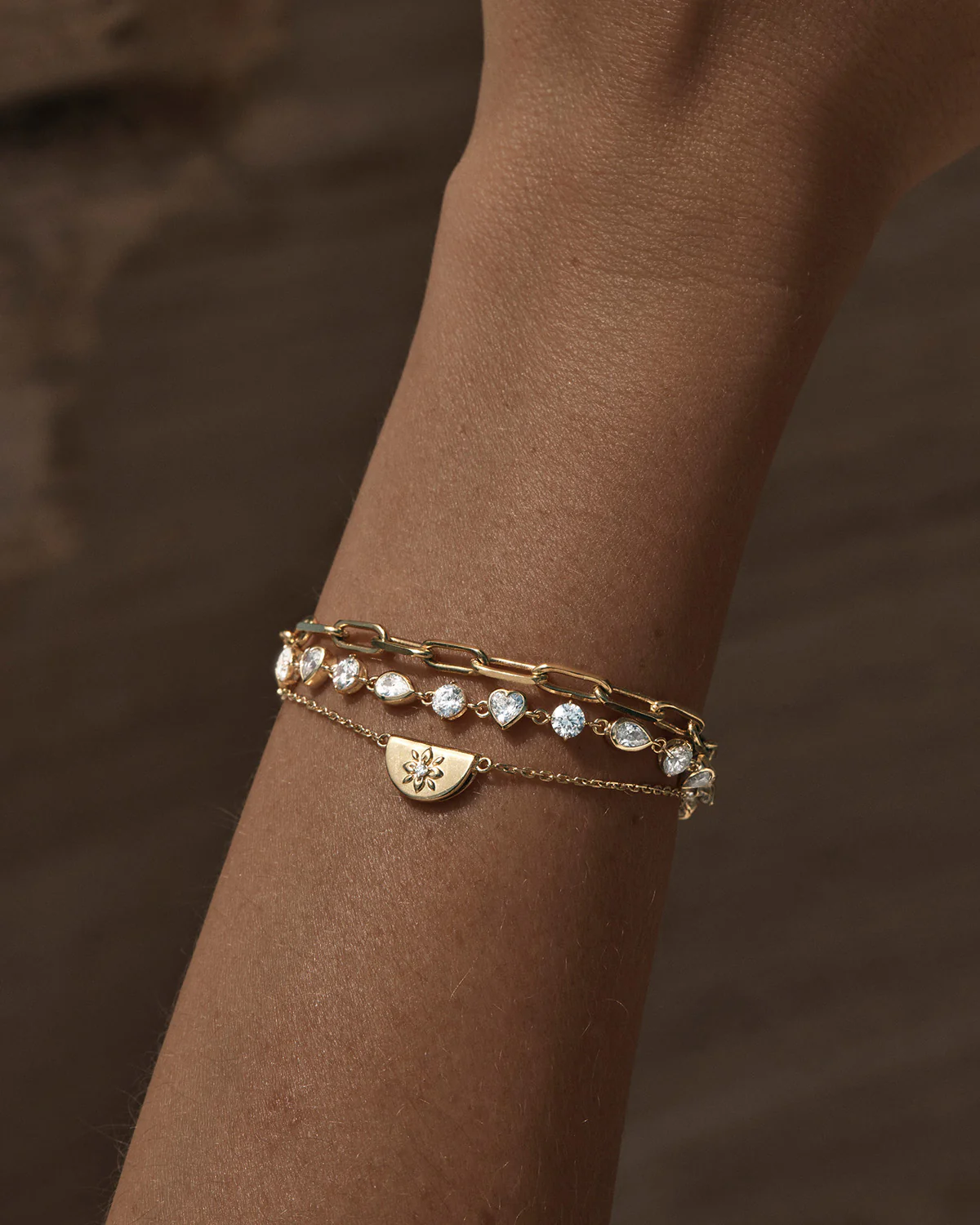 18k Gold Vermeil Dream Lover Tennis Bracelet - Image 4