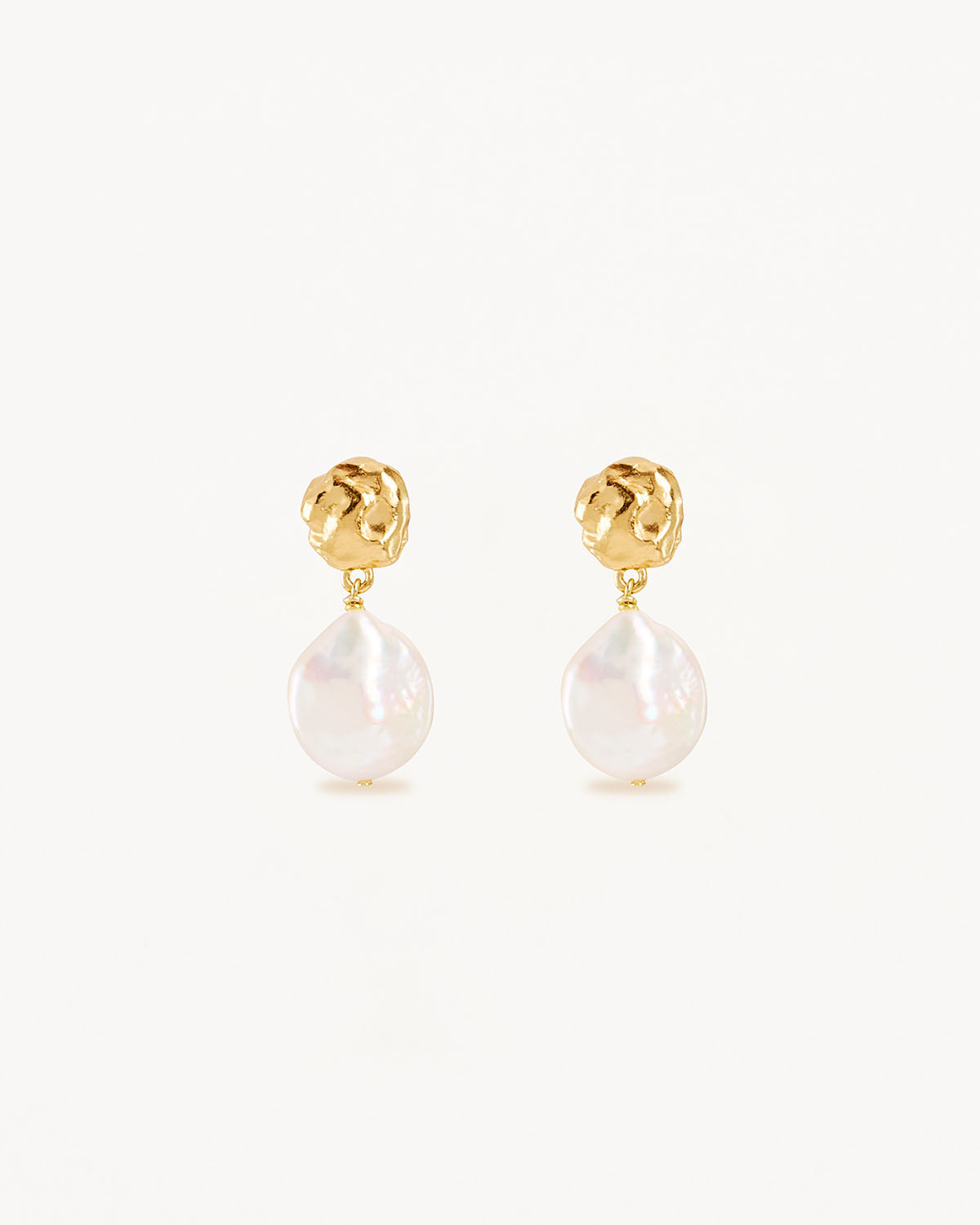 18k Gold Vermeil Endless Grace Pearl Drop Earrings
